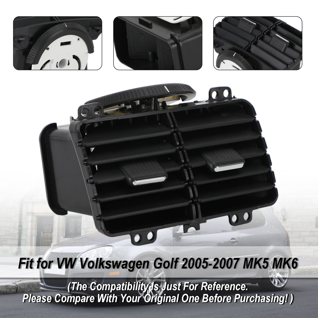 Car Air Vent Panel Assembly Center Dashboard A/C Outlet Vent Panel For Toyota Corolla 2009 2013 Gray