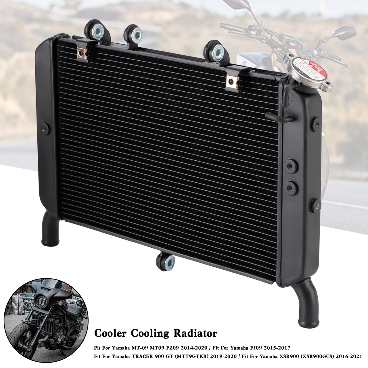 14-20 Yamaha MT-09 MT09 FZ09 Cooler Cooling Radiator