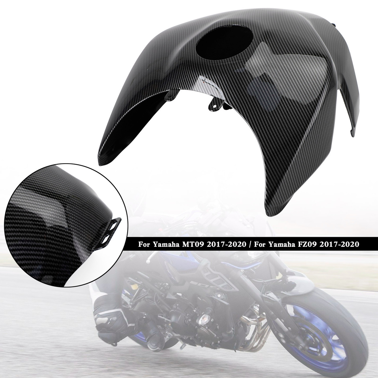 17-20 Yamaha MT09 FZ09 Gas Tank Cover Fairing Cowl CBN