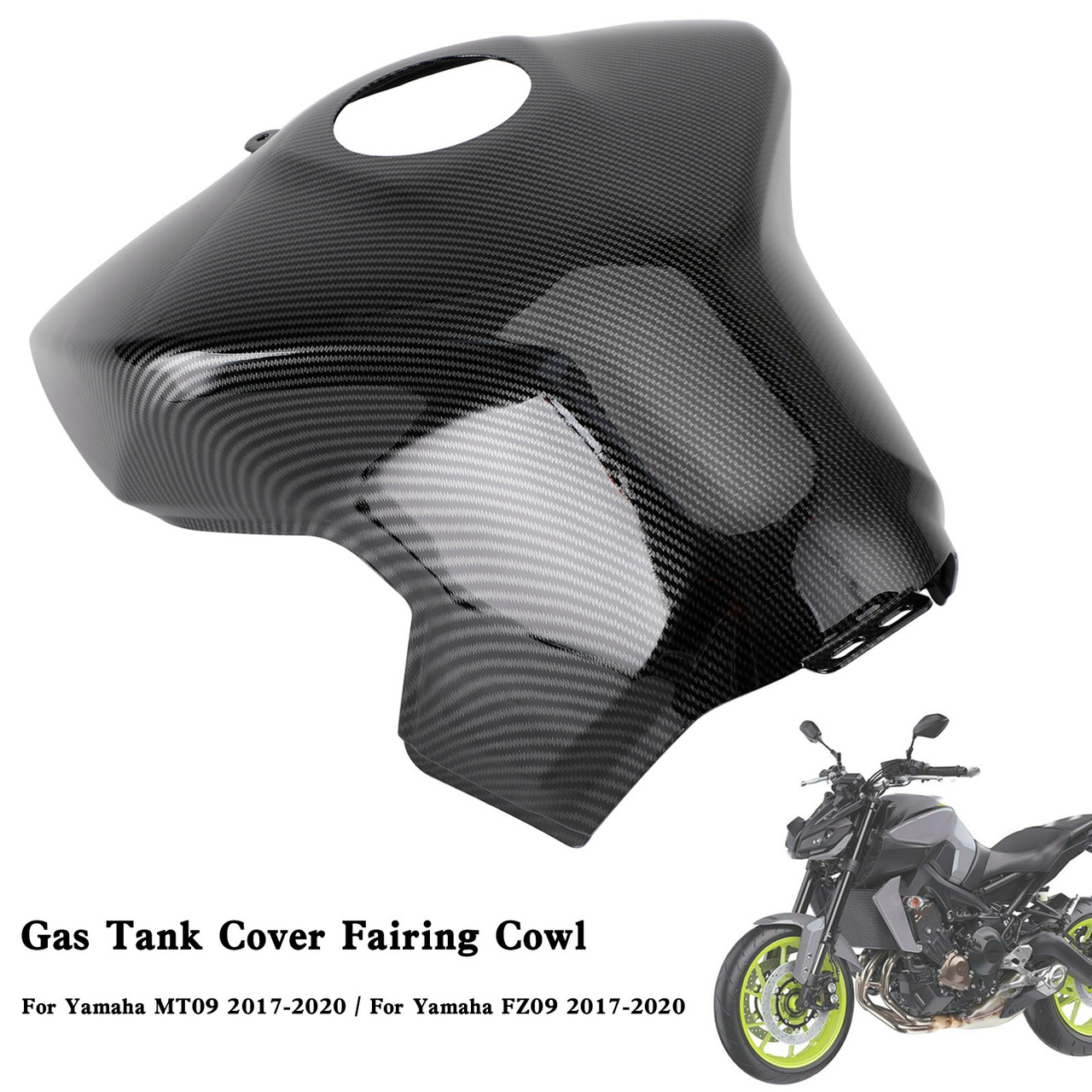 17-20 Yamaha MT09 FZ09 Gas Tank Cover Fairing Cowl CBN