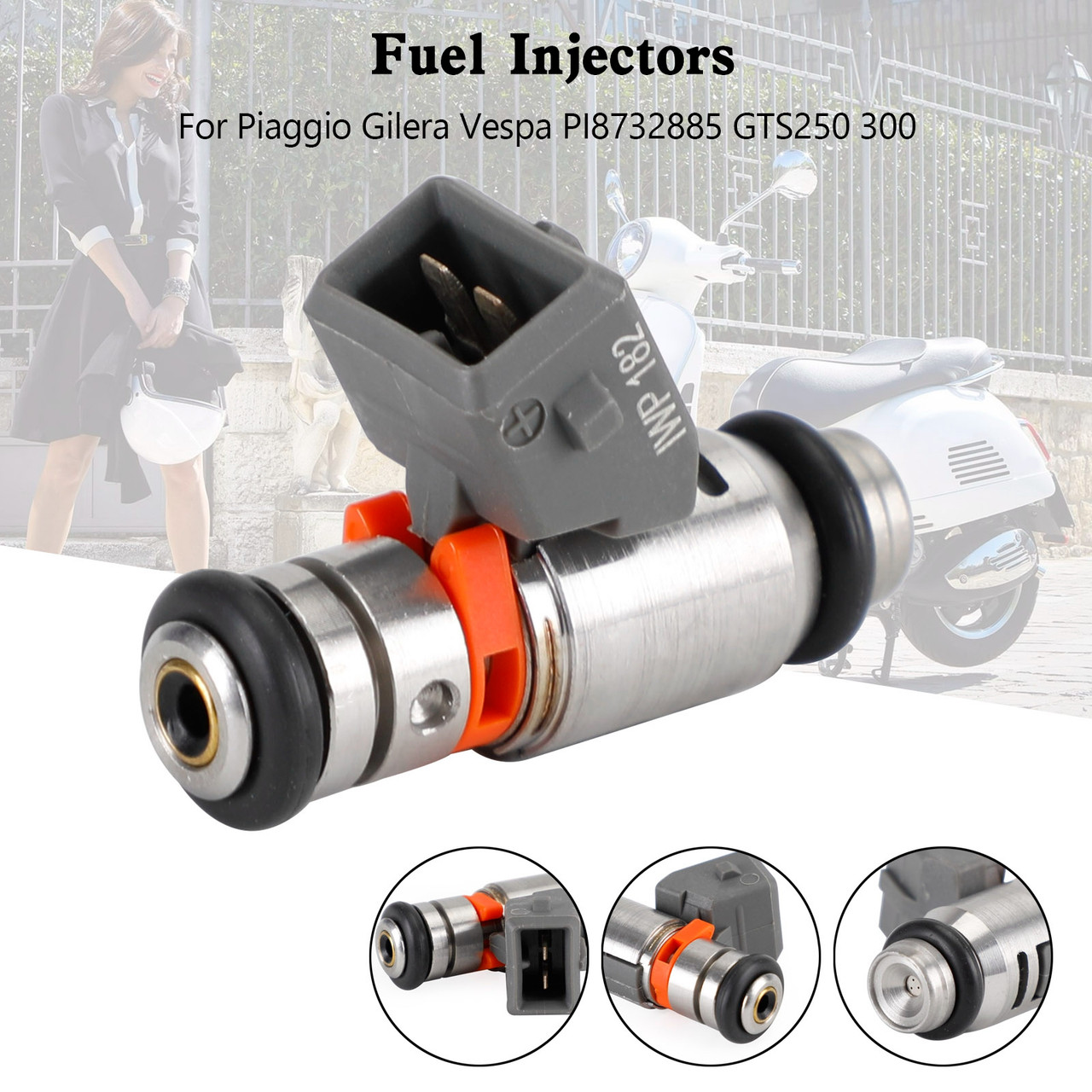 IWP-182 Fuel Injector IWP182 For Piaggio Gilera Vespa PI8732885