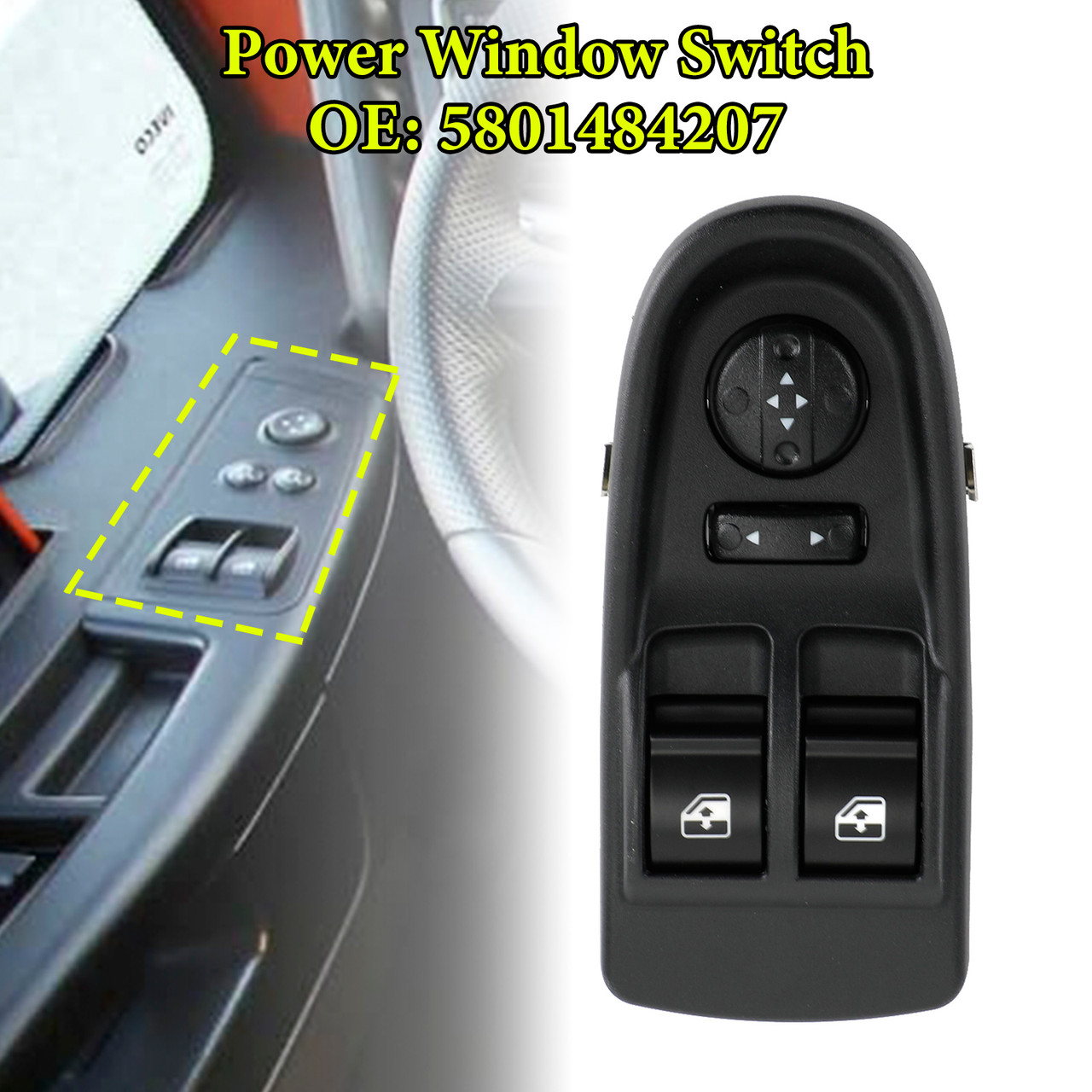 Power Window Switch 5801484207 for IVECO DAILY 2011-2014 EWS/VC/003A