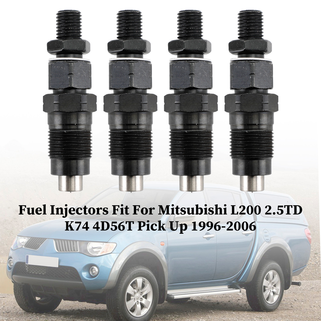 4PCS Fuel Injectors MD196607 Fit Mitsubishi L200 L400 Pick Up
