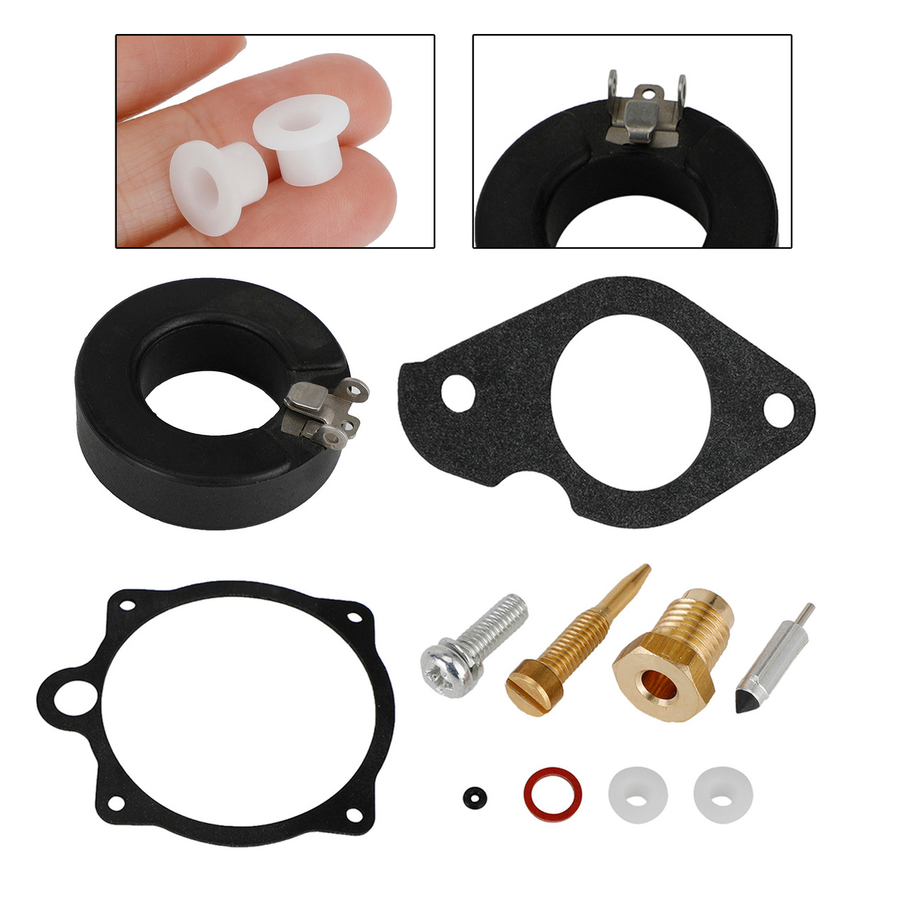 Carburetor Carb Rebuild Kit fit for Yamaha Outboard 25HP 30HP 689-W0093-00