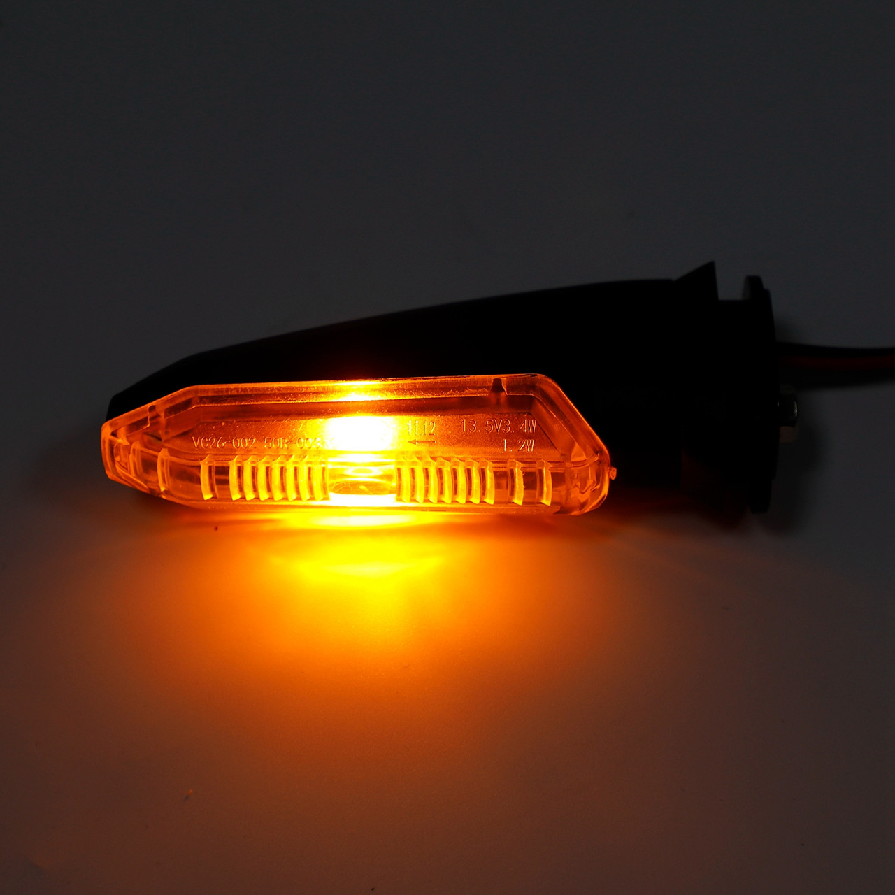 LED Turn Signal Lights Indicator Lamps For HONDA CRF250 CB500 CB650F CTX700 Clear