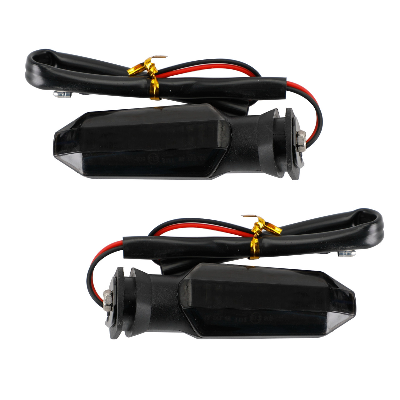 LED Turn Signal Lights Indicator Lamps For HONDA CRF250 CB500 CB650F CTX700 Smoke