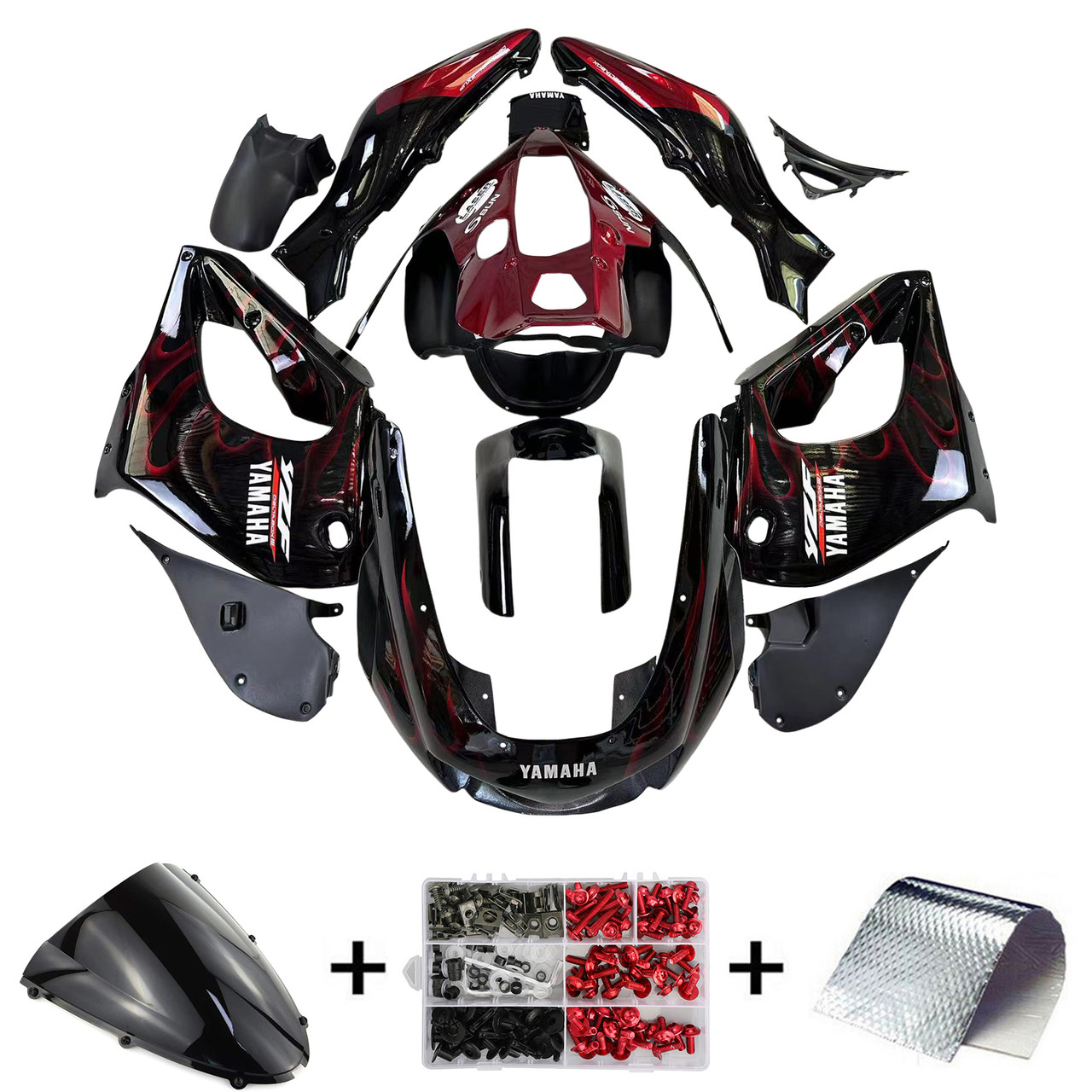 97-07 Yamaha YZF1000R Amotopart Fairing Kit Generic #105