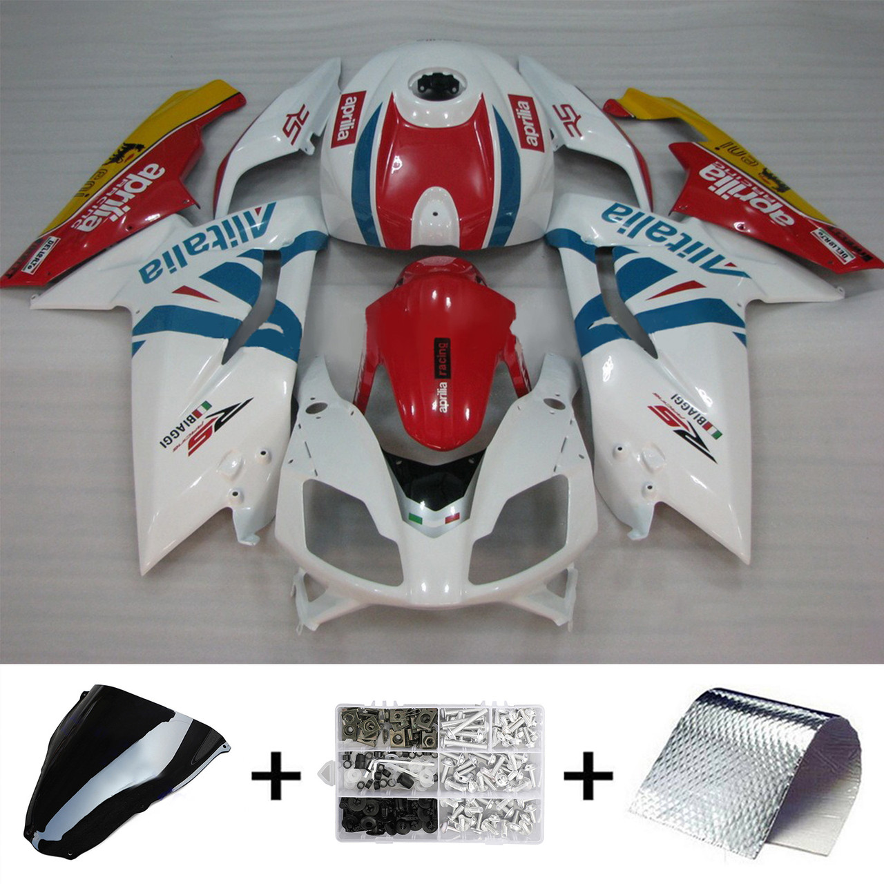 06-11 Aprilia RS125 Amotopart Fairing Kit Generic #112