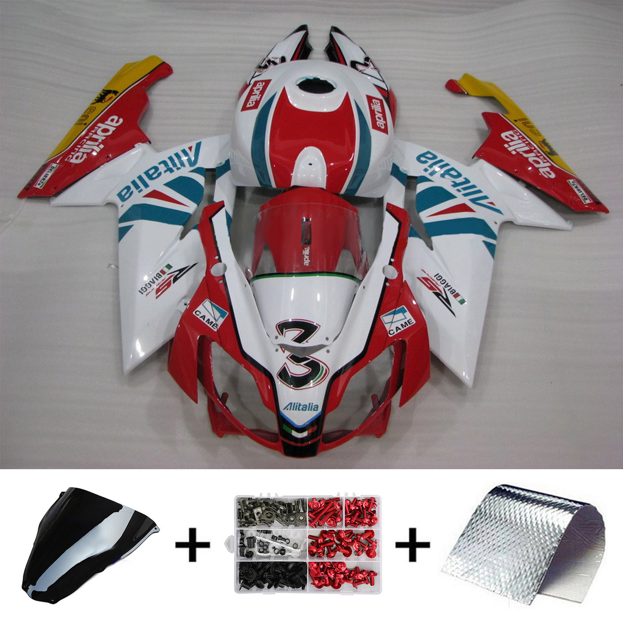 06-11 Aprilia RS125 Amotopart Fairing Kit Generic #116