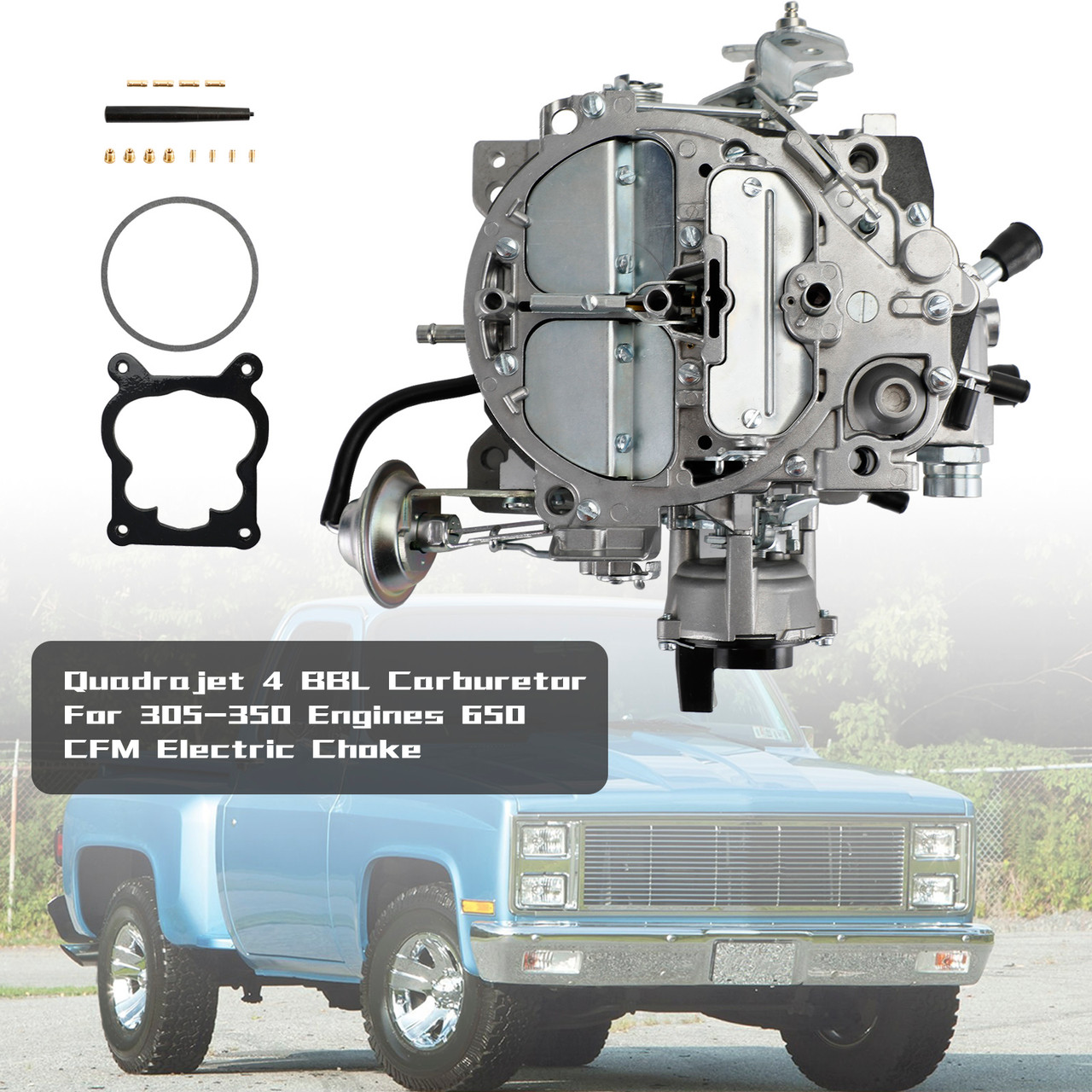 82-85 CHEVY Cars & Truck Quadrajet 4 BBL Carburetor 1904R 17066422