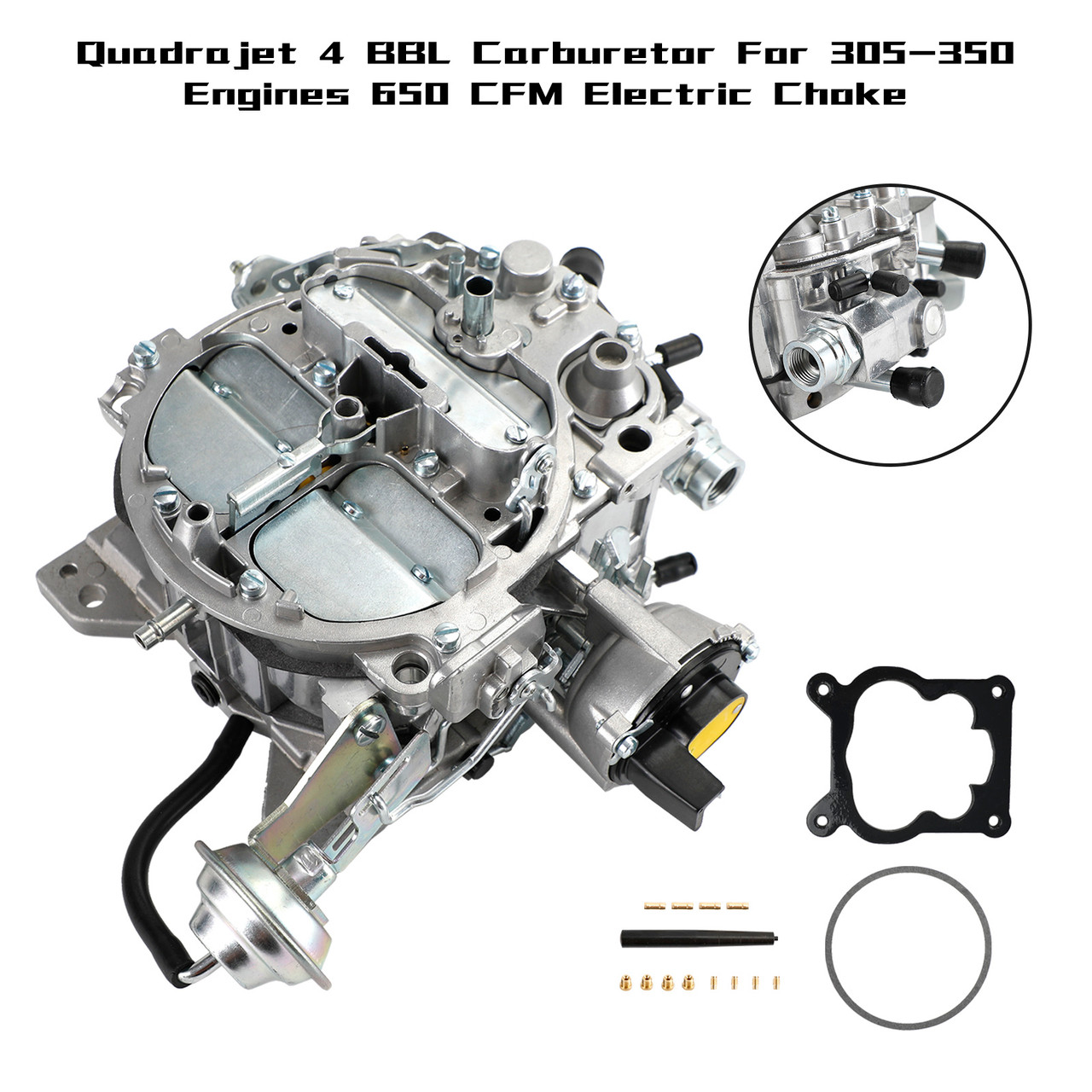 305-350 Rochester Quadrajet 4 BBL Carburetor Compatible for Engines 650