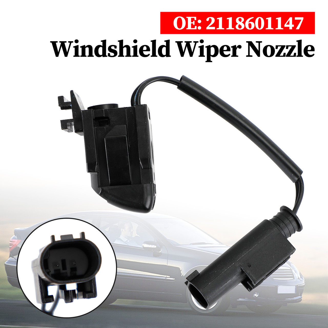 Windshield Wiper Nozzle 2118601147 For For Mercedes-Benz W203 W208 W209 W211 W219 CL203 C219