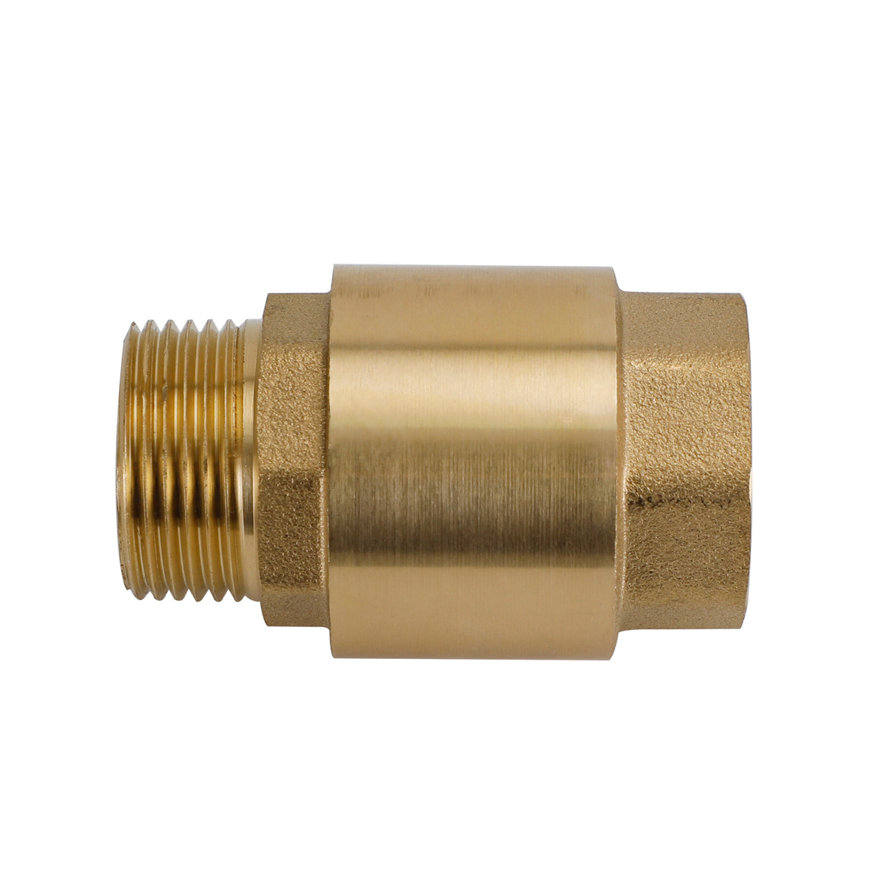 Brass Check Valve G3/4" M To F Thread Non-Return Backflow Prevention Brass Check Valve G3/4" M To F Thread Non-Return Backflow Prevention