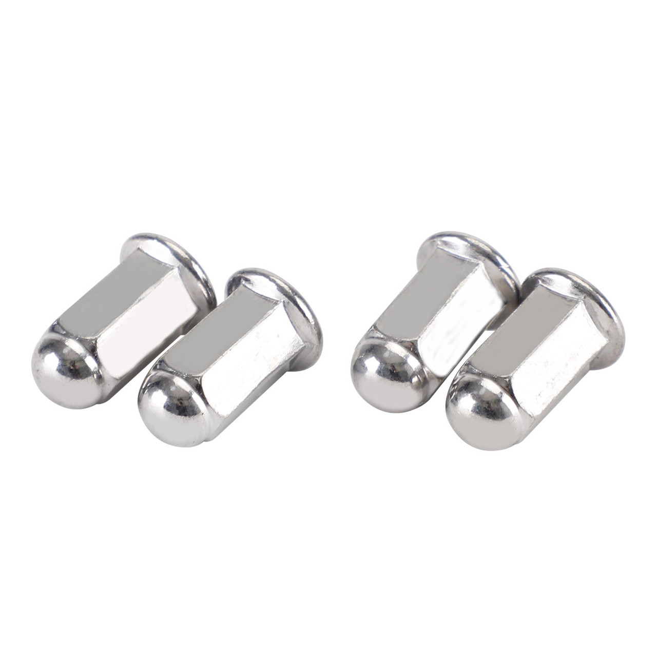 4 Exhaust Gaskets & 8 Cap Nuts For Honda CB500 CB550 VF500/700/750 VFR750/800