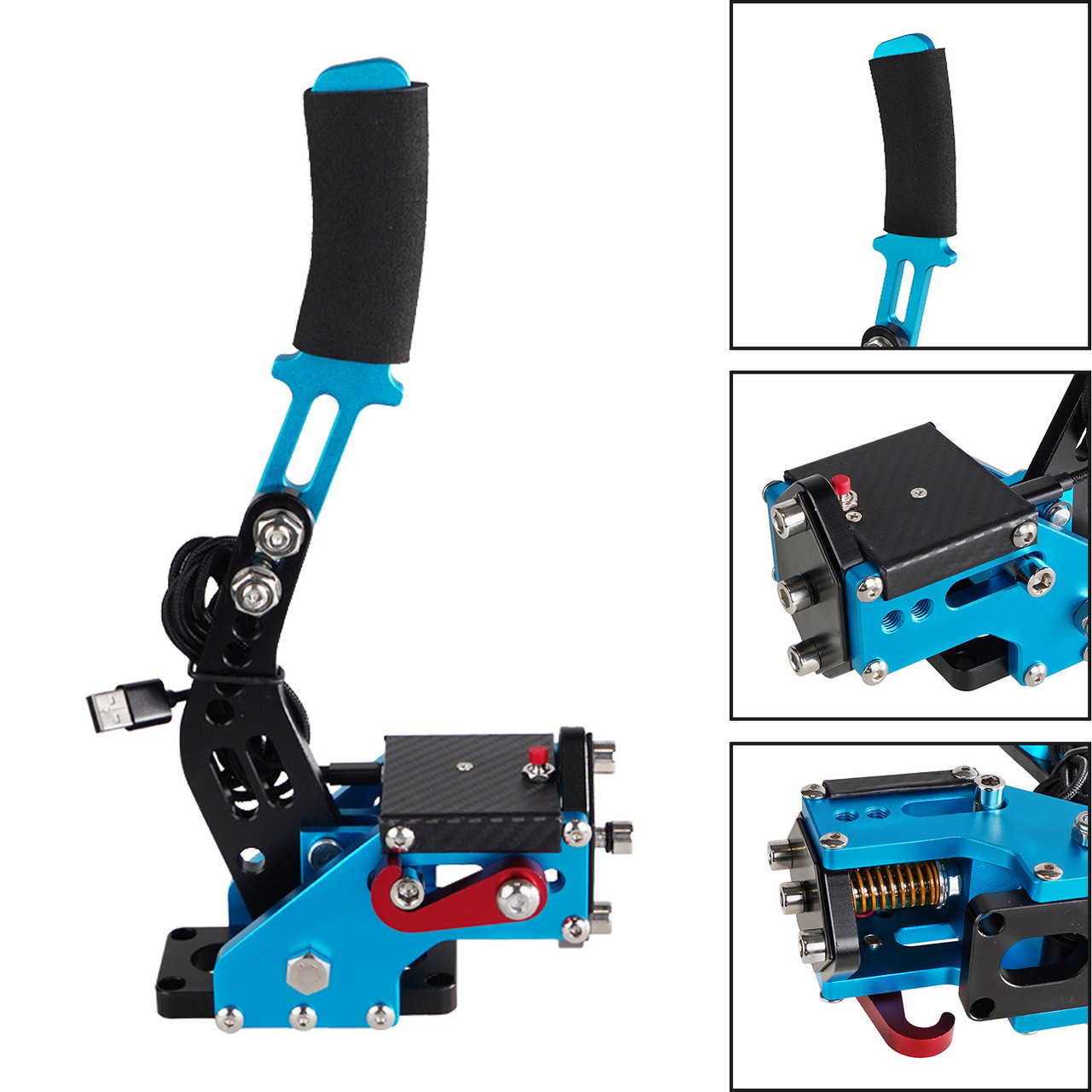 14Bit PS4/PS5 USB3.0 SIM Handbrake for Racing Games Steering Wheel