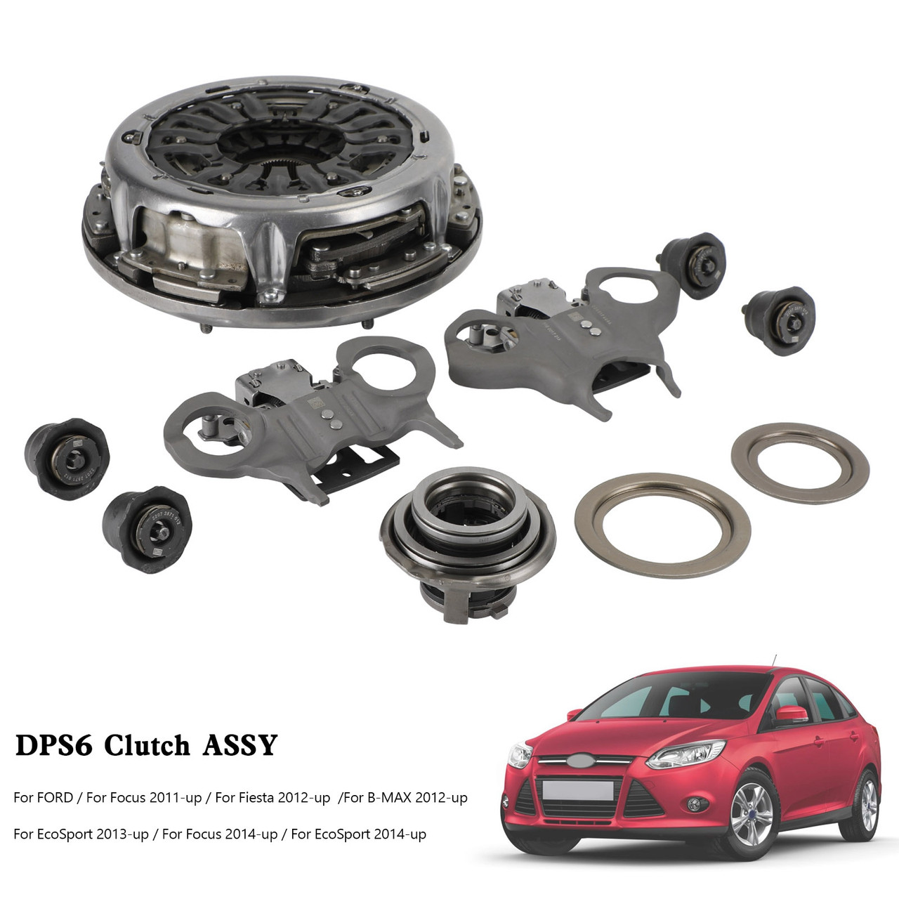 6DCT250 DPS6 13+ FORD EcoSport Clutch Kit-Auto Dual Clutch