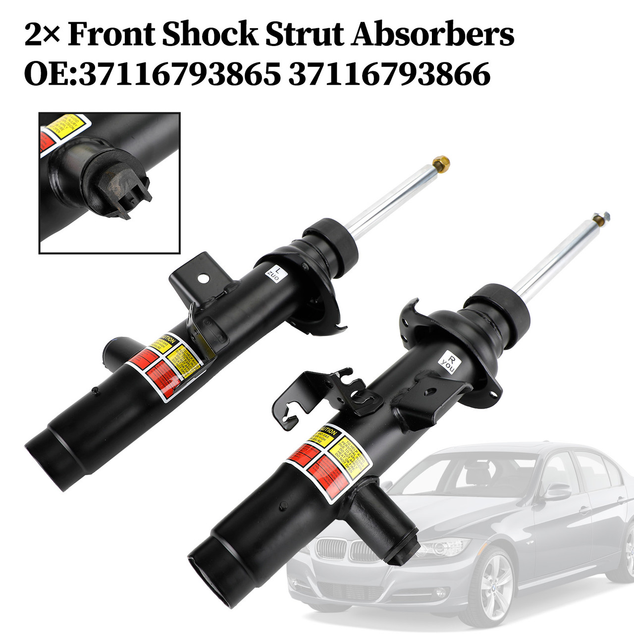 16-18 BMW 340I Front Shock Strut Absorbers 37116793865 37116793866