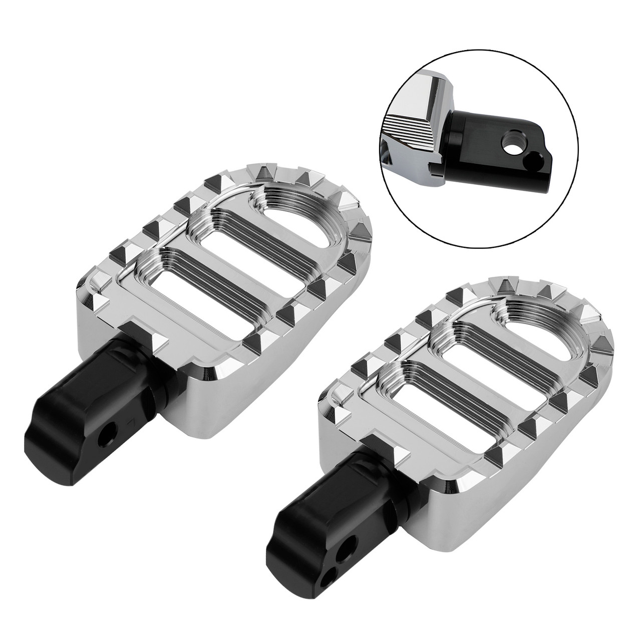 Rear Footrests Foot Peg fit for Sportster S Breakout Lower Rider Softail Slim SIL