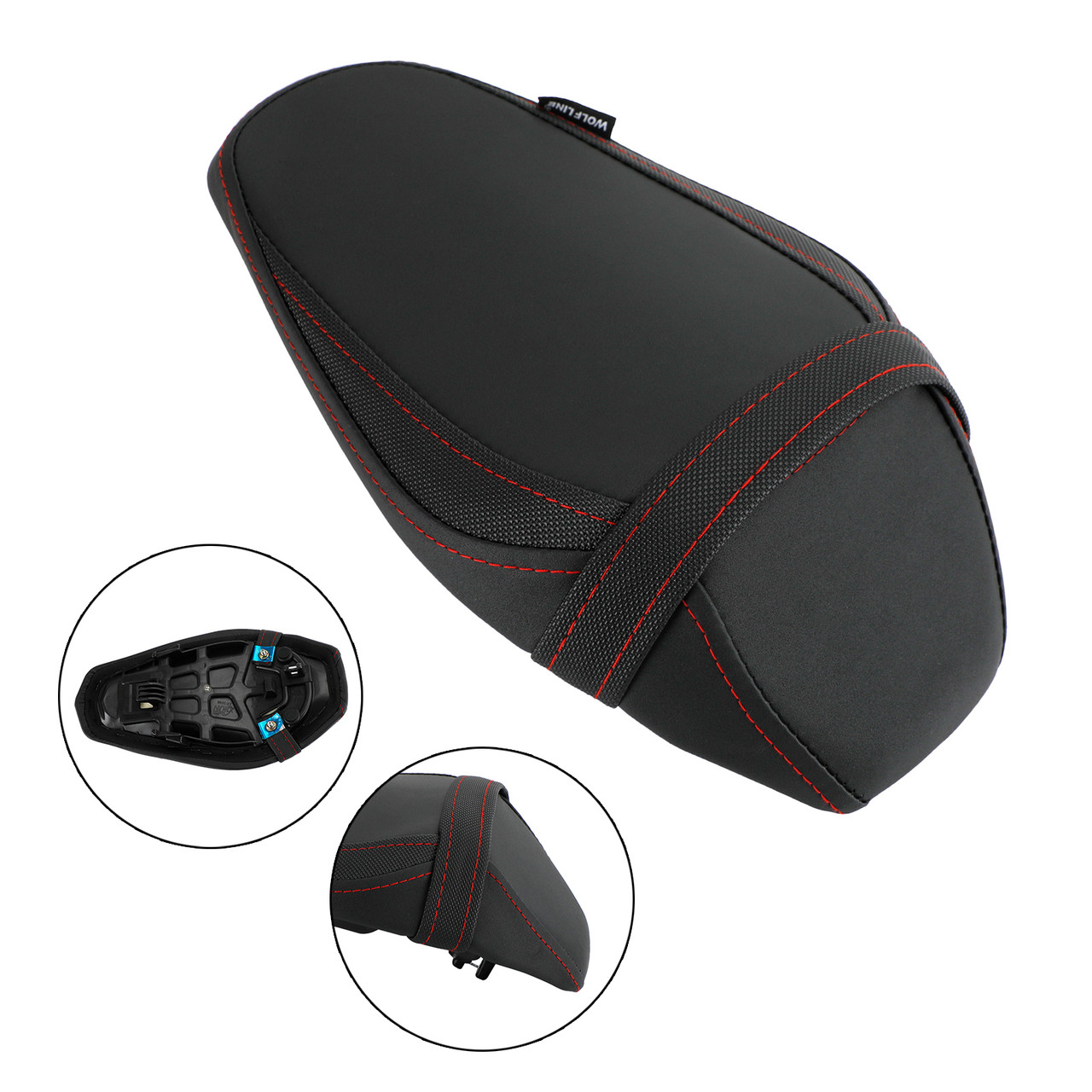 Tail Rear Seat Passenger Cushion Flat Black For Kawasaki Ninja Z900 17-22 18 19