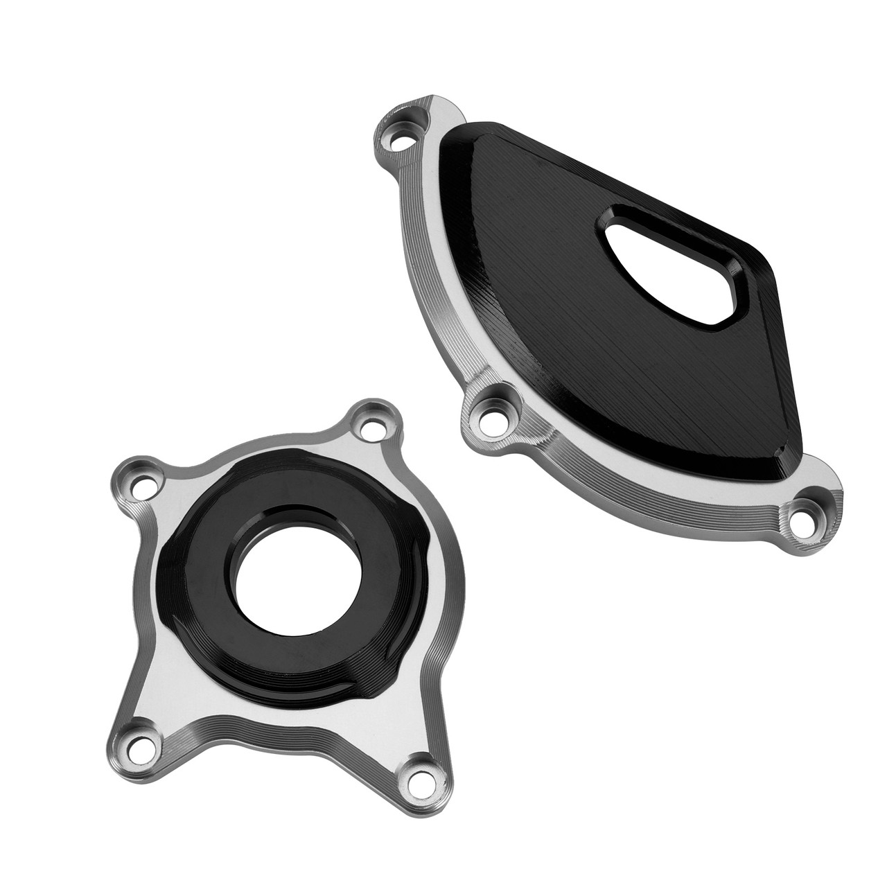 Plastic Engine Protector Covers Slider Titanium For Kawasaki Z900 Rs Cafe 17-23