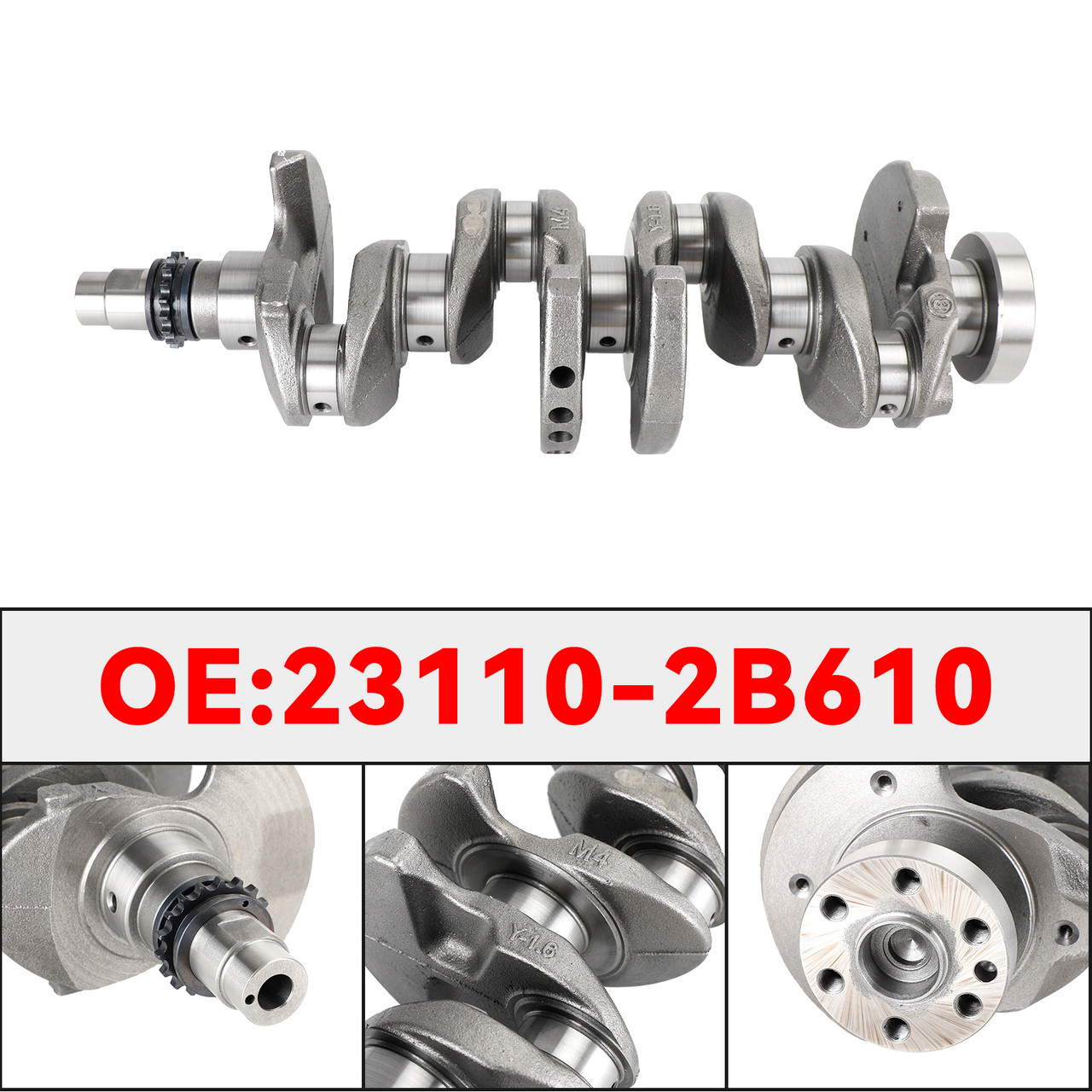 Crankshaft 23110-2B610 for Hyundai Accent Veloster Kia Rio Soul