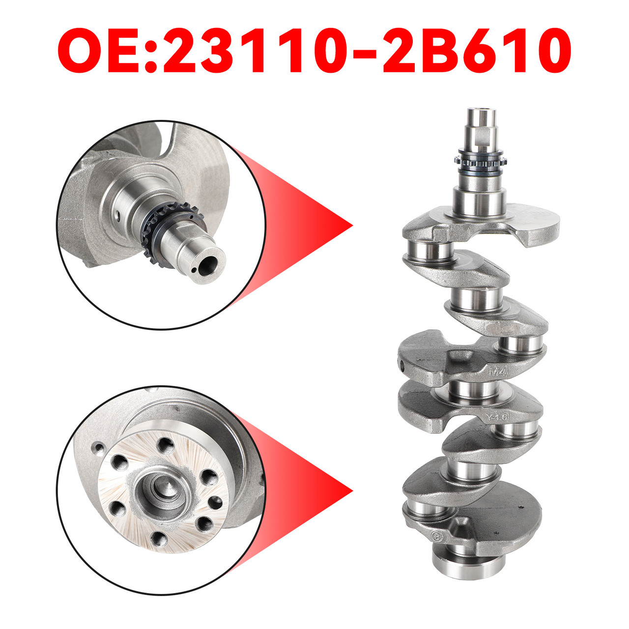 Crankshaft 23110-2B610 for Hyundai Accent Veloster Kia Rio Soul