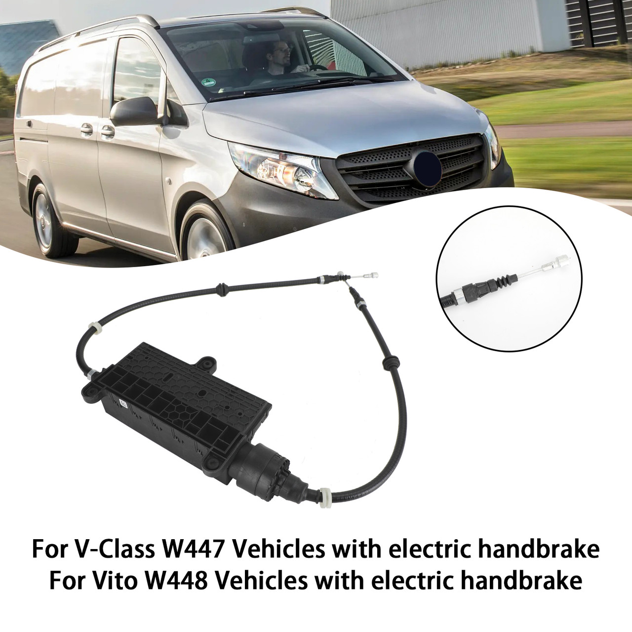Benz V-Class Vito W448 Parking Brake Handbrake Actuator Control