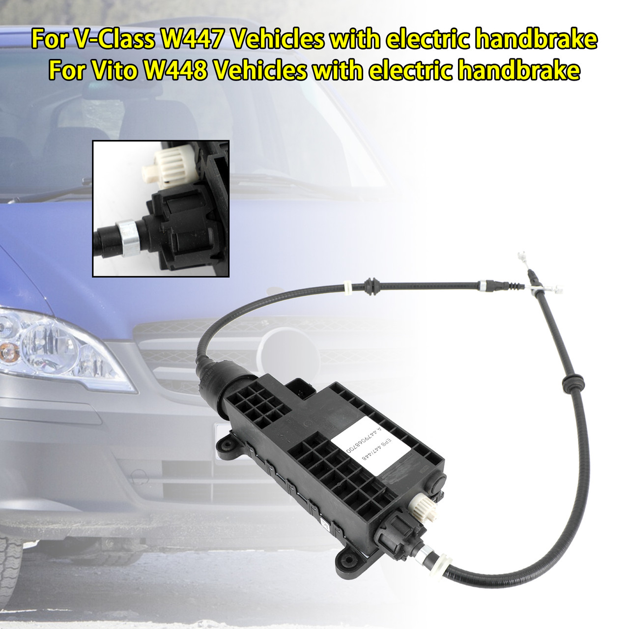 yo　1/6 Benz V-Class W447 Parking Brake Handbrake Actuator Control Module