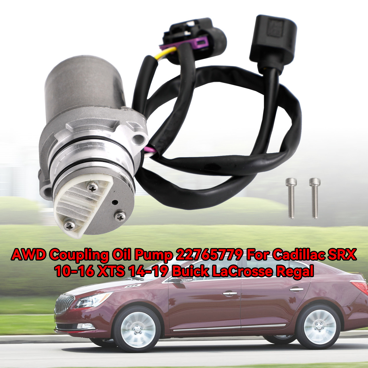 2012-2016 Cadillac SRX V6 3.6L AWD 22765779 AWD Coupling Oil Pump
