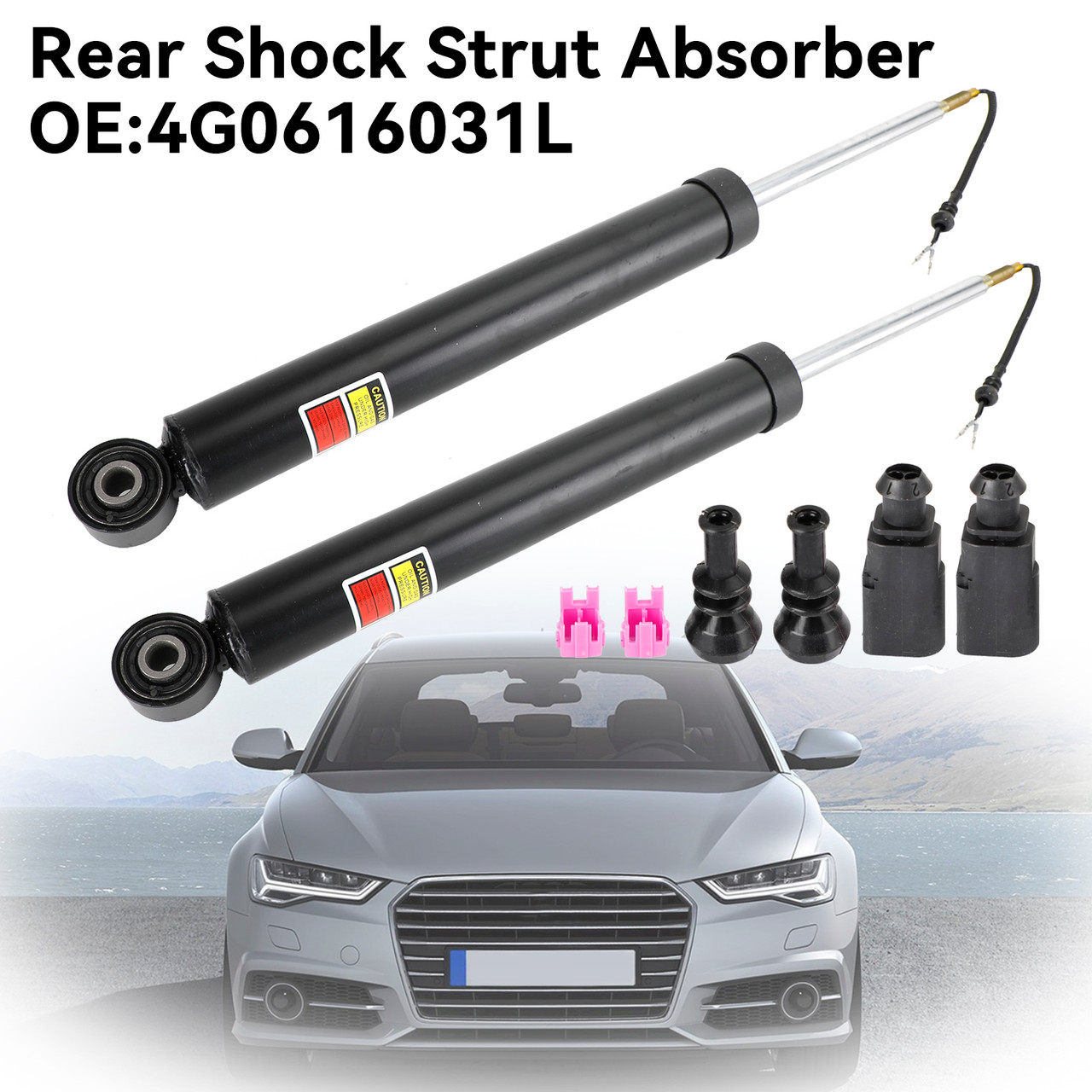 11-18 Audi A6 C7 4G | A7 Sportback Rear Shock Strut Absorber 4G0616031L 2pcs