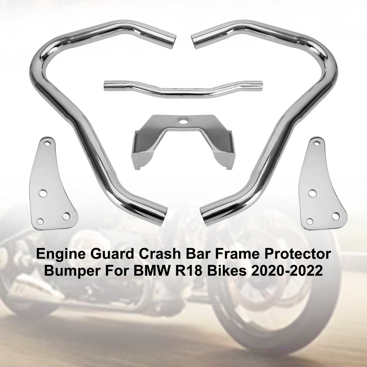 Engine Guard Crash Bar Frame Protector Bumper Chrome For Bmw R18 Bikes 20-22 21