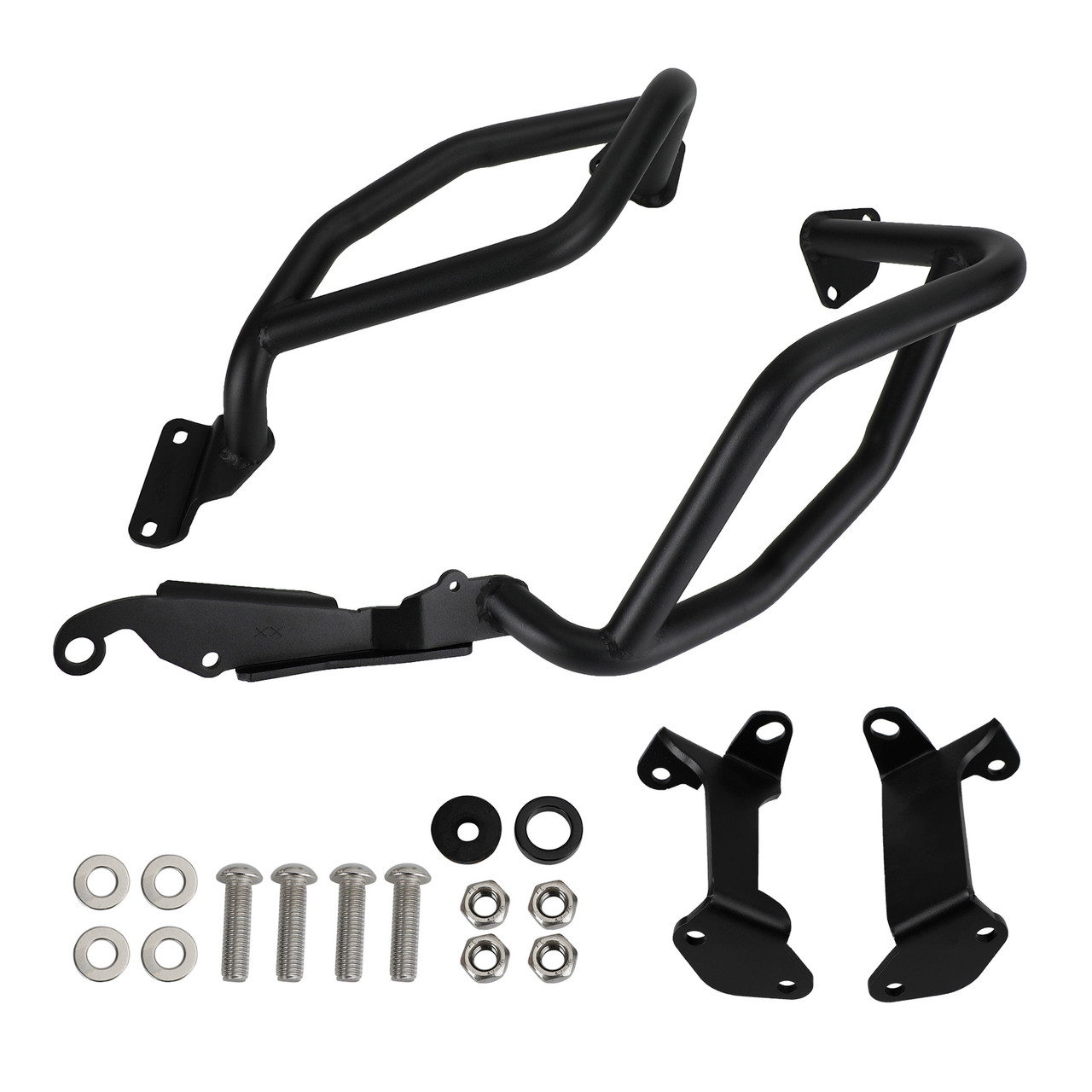 Crash Bar Lower Engine Guard Steel Frame Black Fit For Honda Crf 1100L 20-22 21