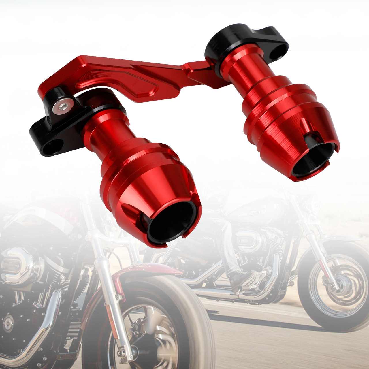 Crash Bobbins Protector Sliders Aluminum Red For Yamaha Nvx Aerox Nmax 15-19