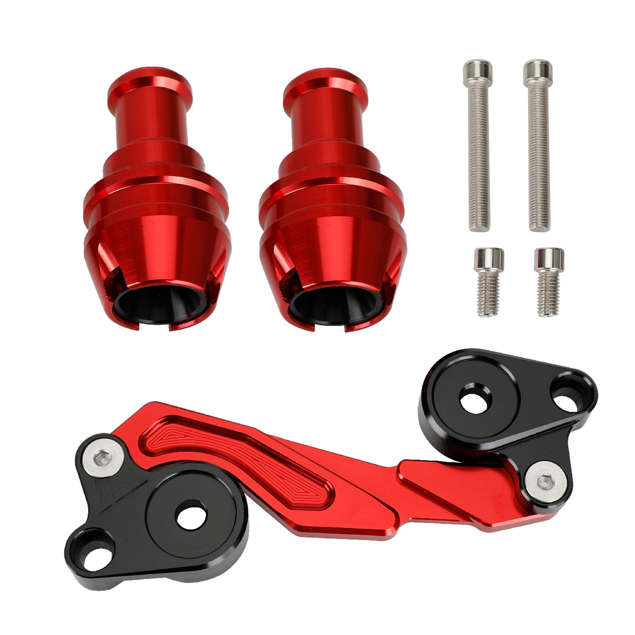 Crash Bobbins Protector Sliders Aluminum Red For Yamaha Nvx Aerox Nmax 15-19