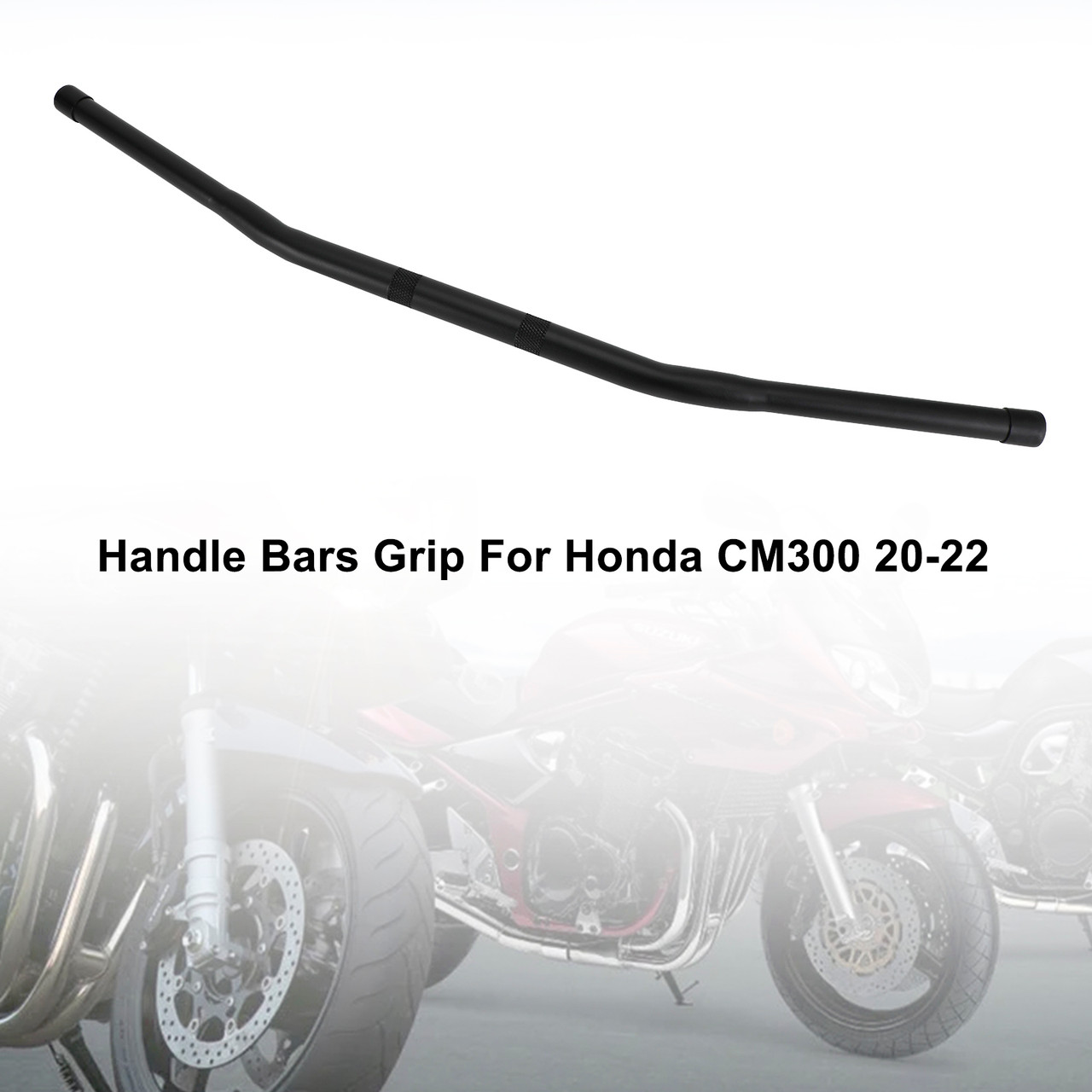 Alloy 7/8" 22mm Handlebars Handle Bars Black For HONDA CM300 2020-2022 2021