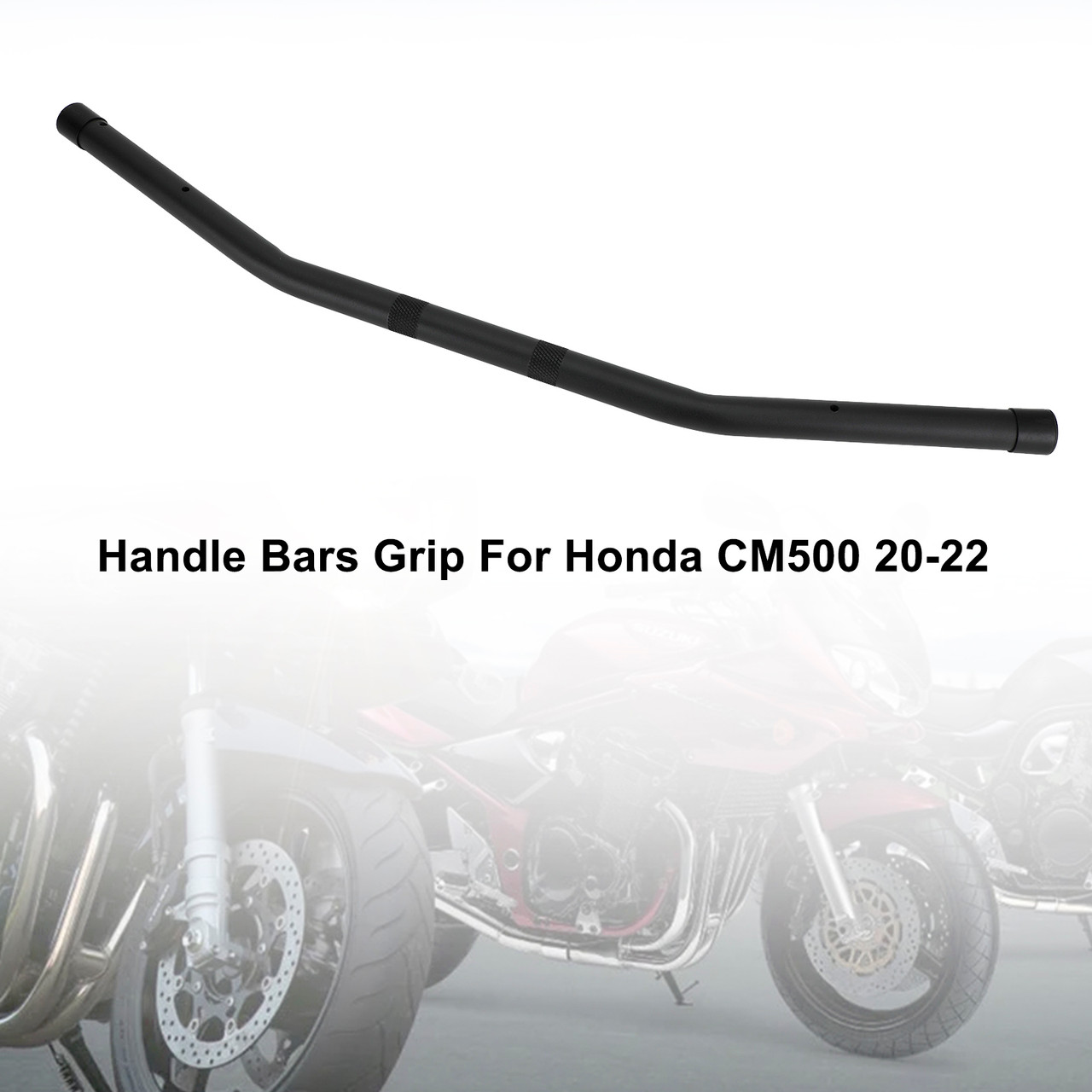 Alloy 7/8" 22mm Handlebars Handle Bars Black For HONDA CM500 2017-2022 2021