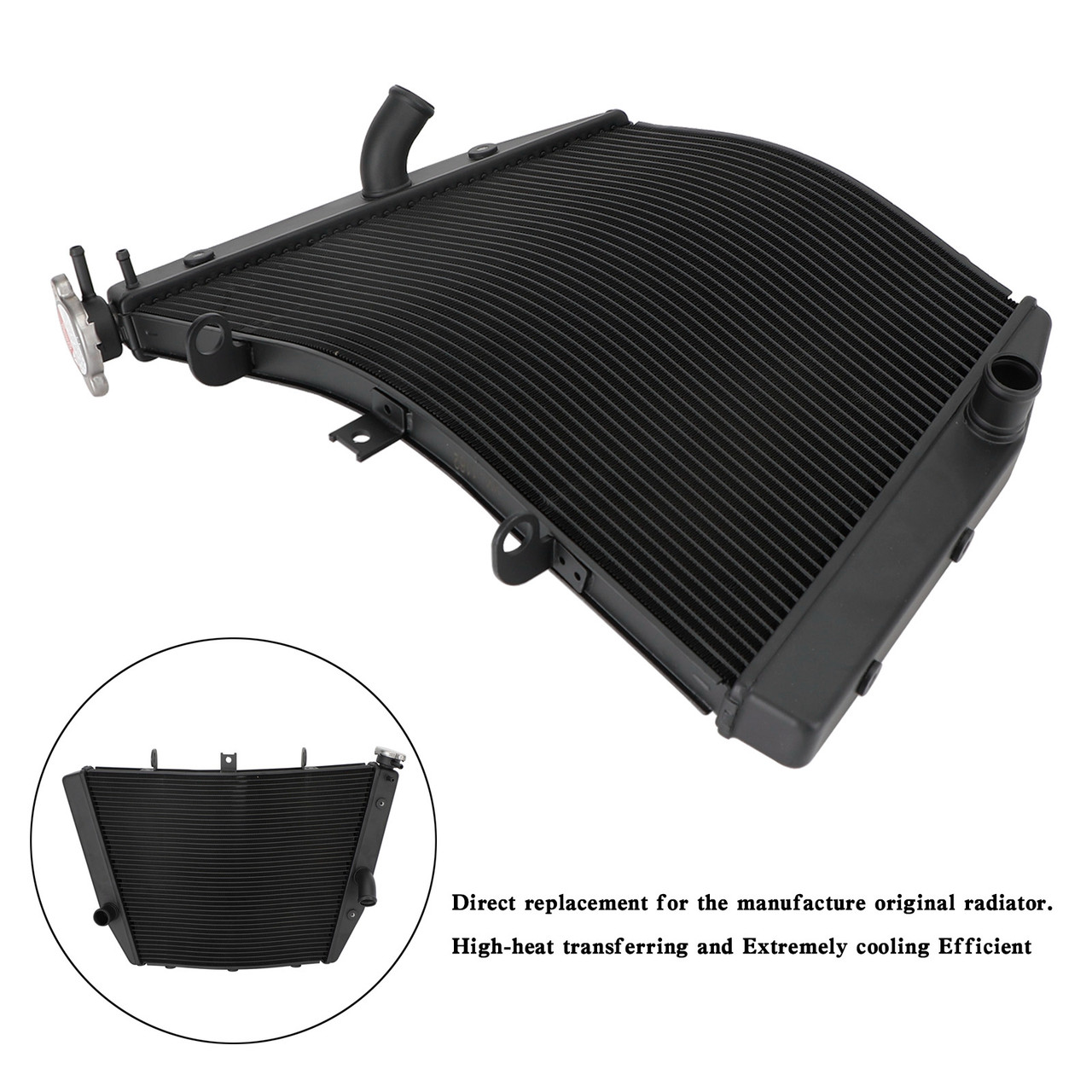 Aluminum Radiator Cooler Cooling For Suzuki GSXR1000 GSX-R 1000 2007-2008 K7