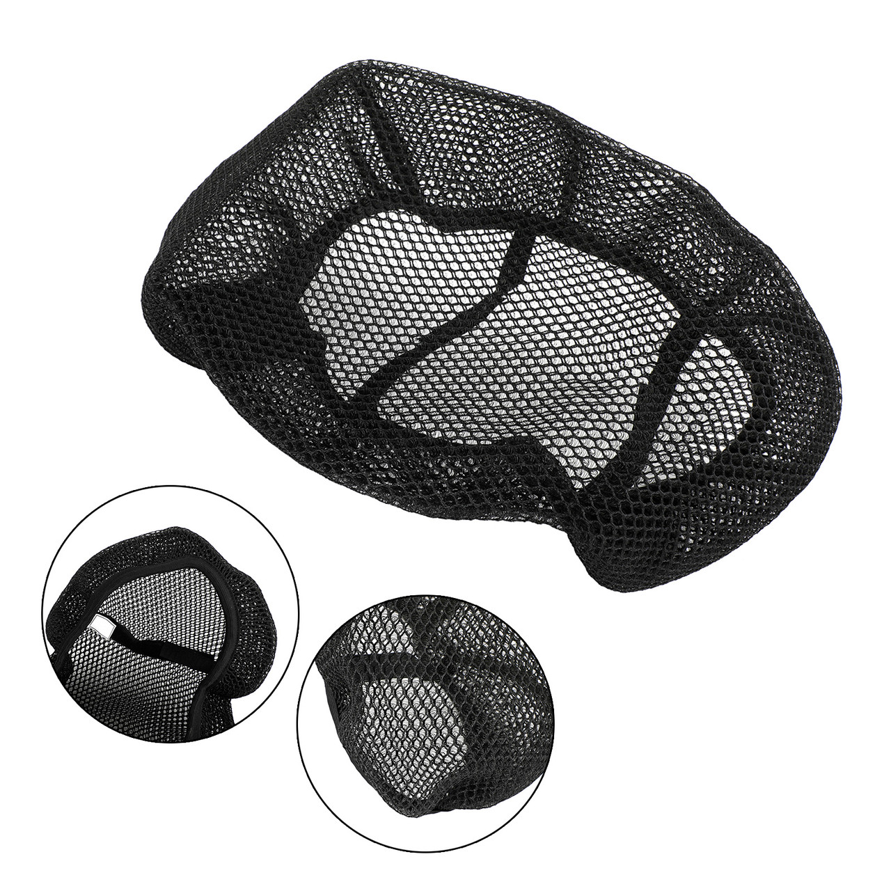 Heat-Resistant Net Seat Mesh Cover Universal L For Motorcycle Scooter Motorbike