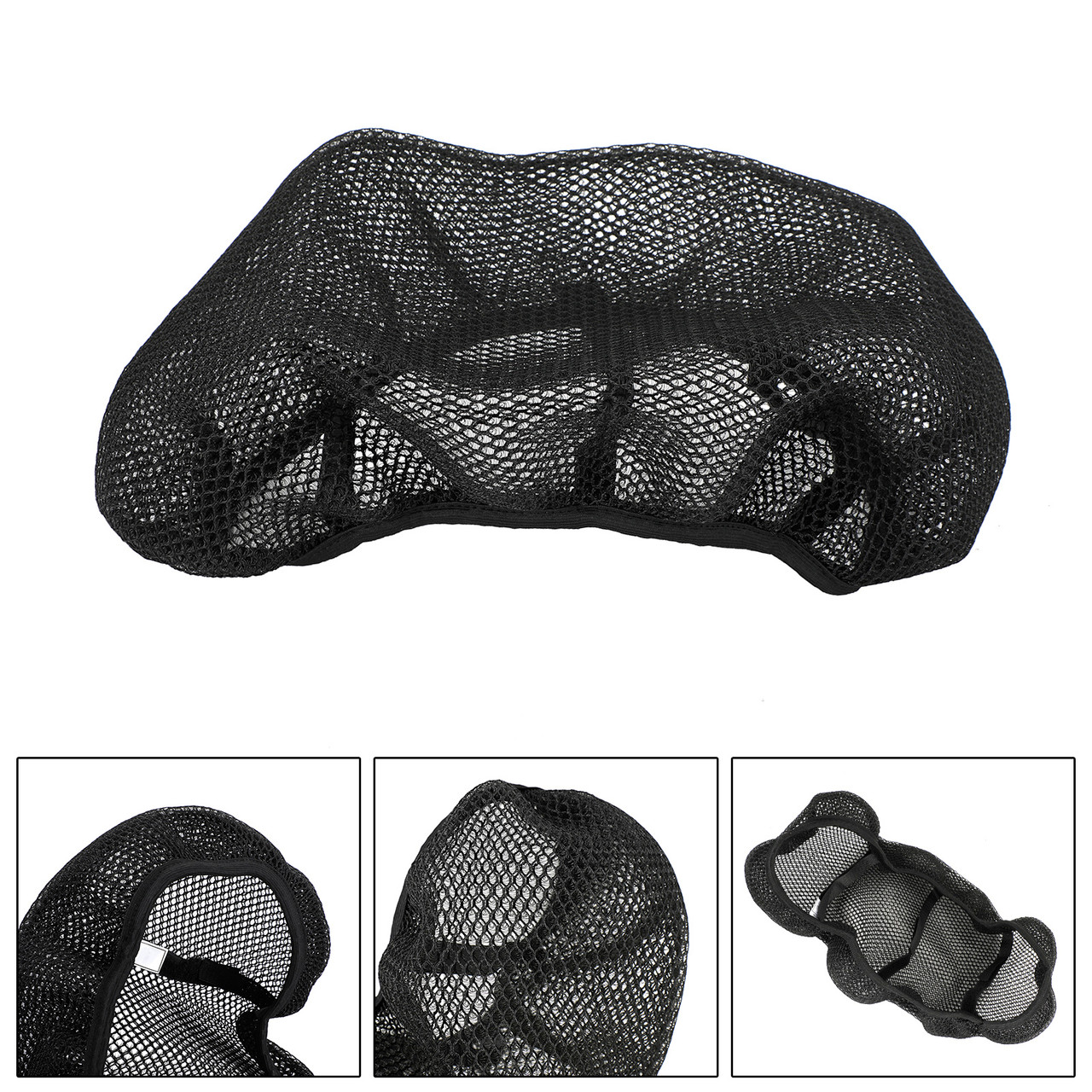 Heat-Resistant Net Seat Mesh Cover Universal Xl For Motorcycle Scooter Motorbike