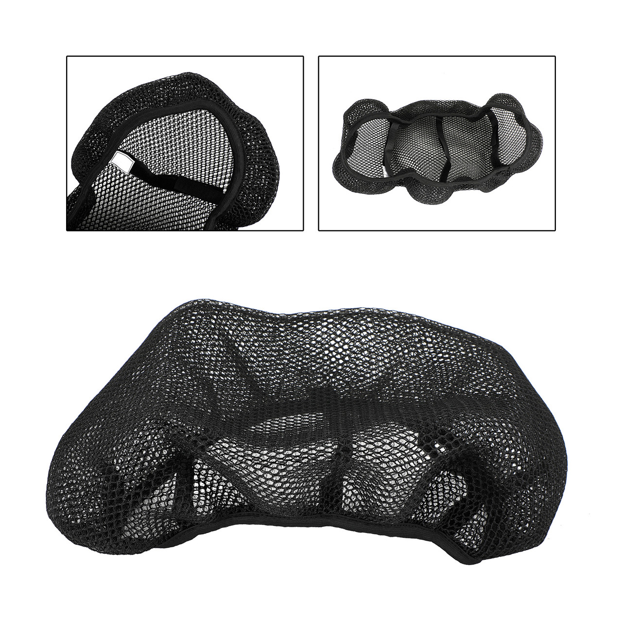 Heat-Resistant Net Seat Mesh Cover Universal Xl For Motorcycle Scooter Motorbike