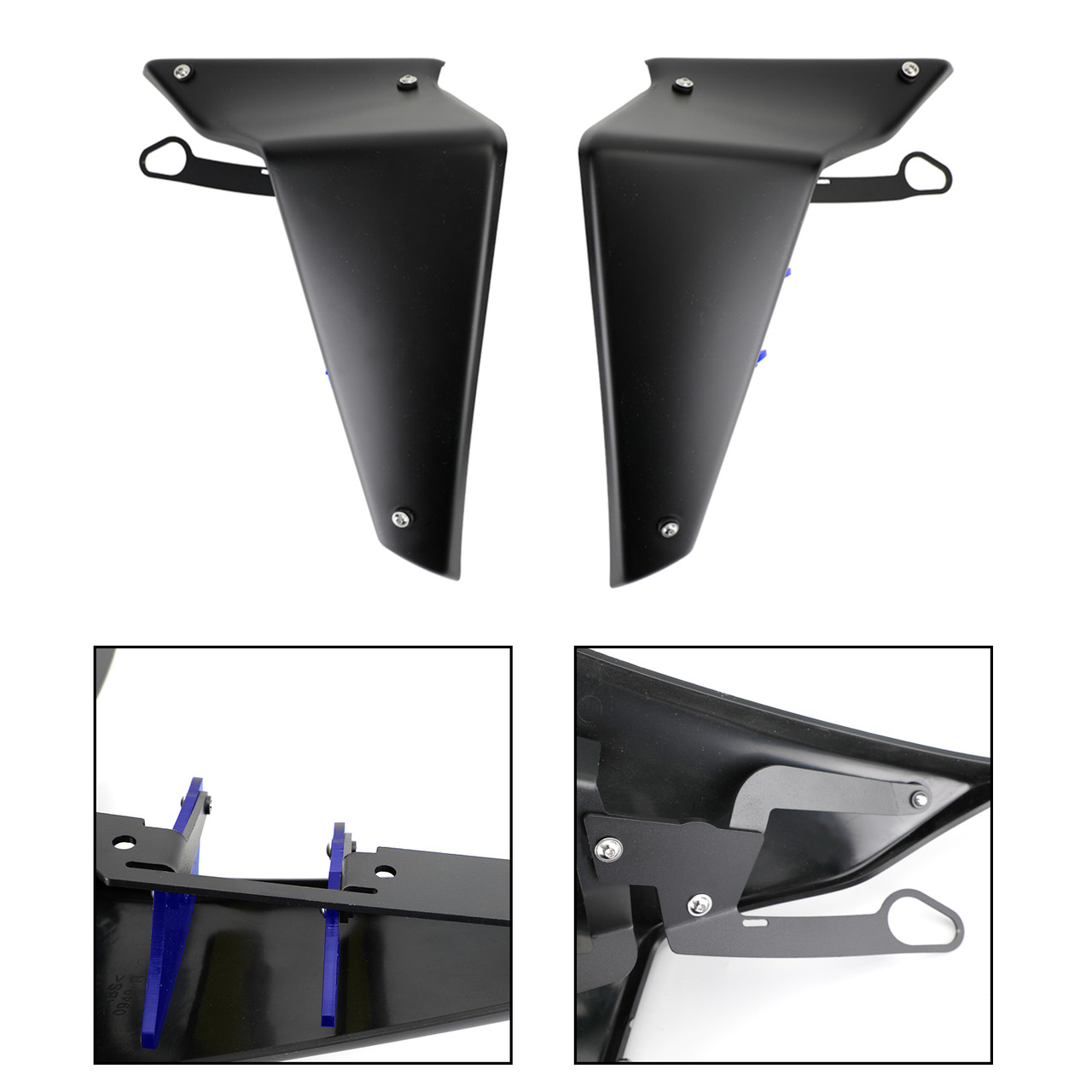 Side Spoilers Aerodynamic Wing Deflector For YAMAHA MT-09 SP FZ09 2021-2022 BLU