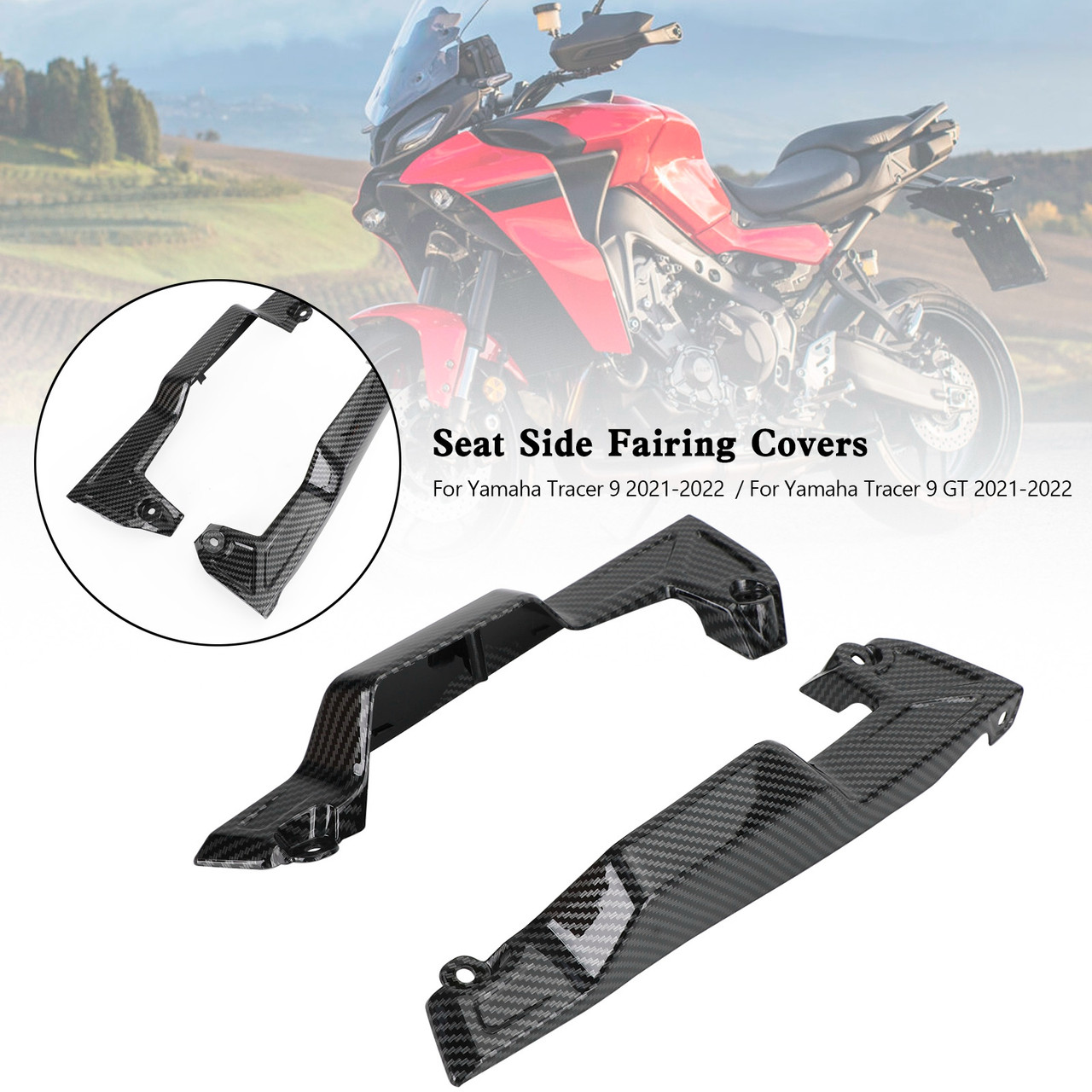 Rear Tail Seat Side Fairing Covers For Yamaha Tracer 9 GT 2021-2022 CBN