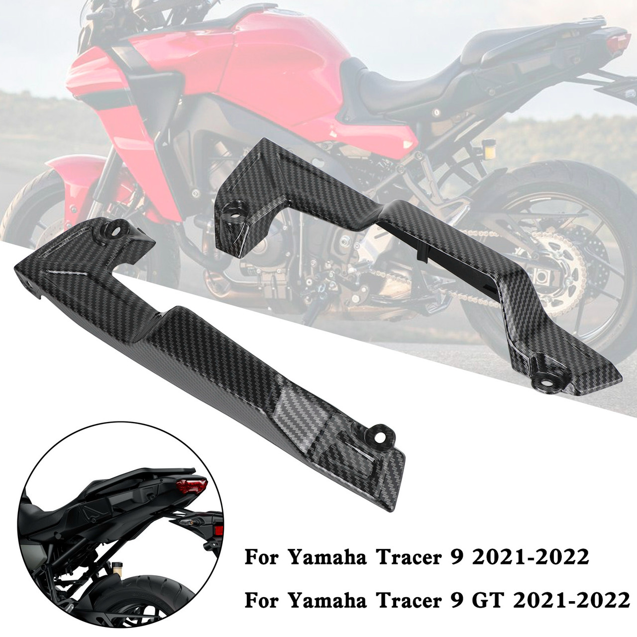 Rear Tail Seat Side Fairing Covers For Yamaha Tracer 9 GT 2021-2022 CBN