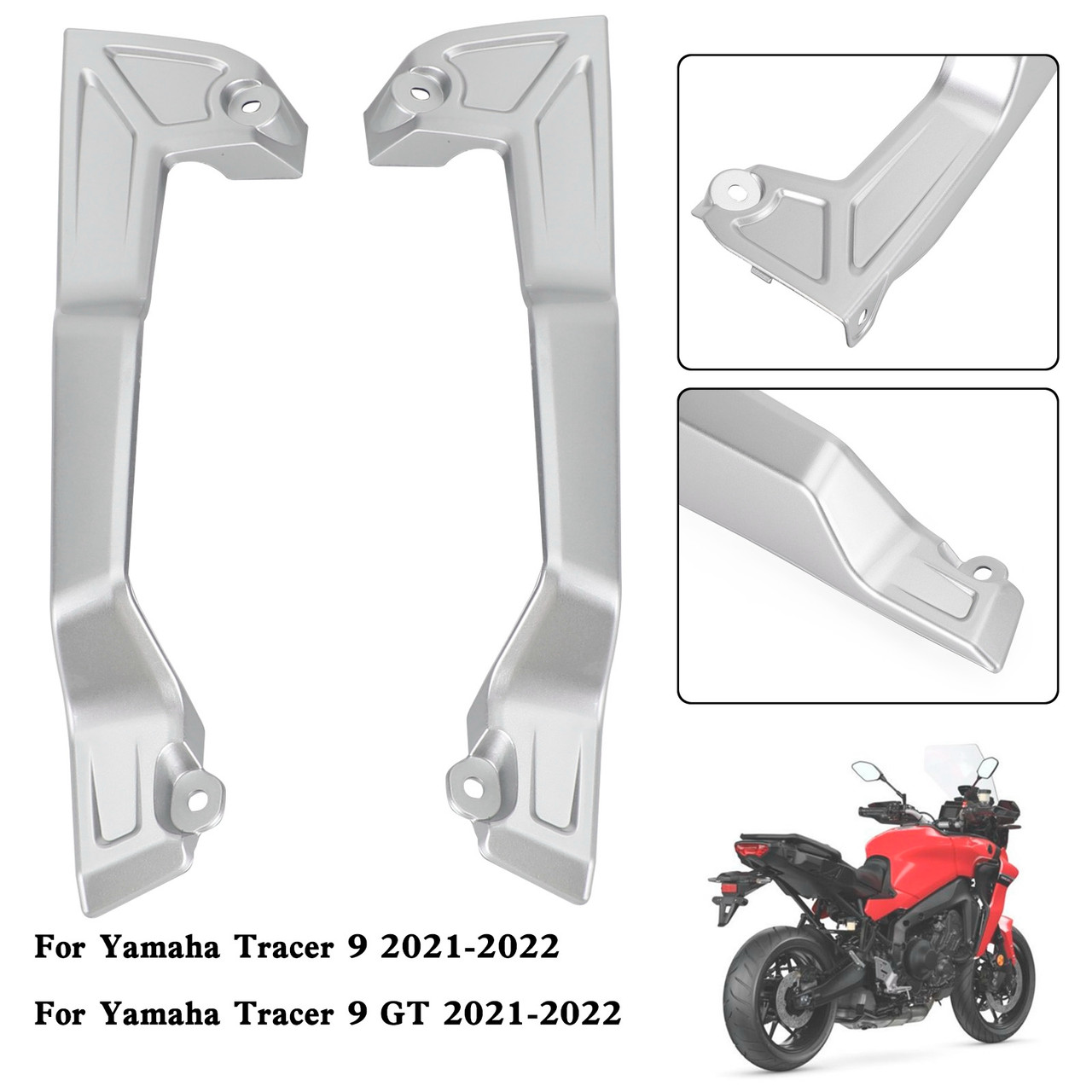 Rear Tail Seat Side Fairing Covers For Yamaha Tracer 9 GT 2021-2022 SIL