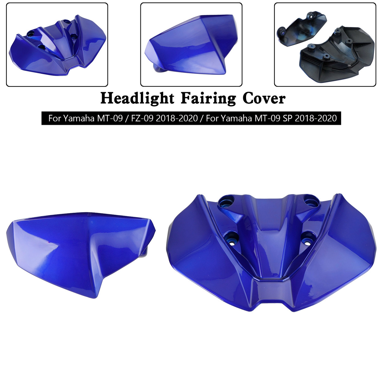 Headlight Fairing Windshield Cover For Yamaha MT-09 FZ09 MT-09 SP 2018-2020 BLU