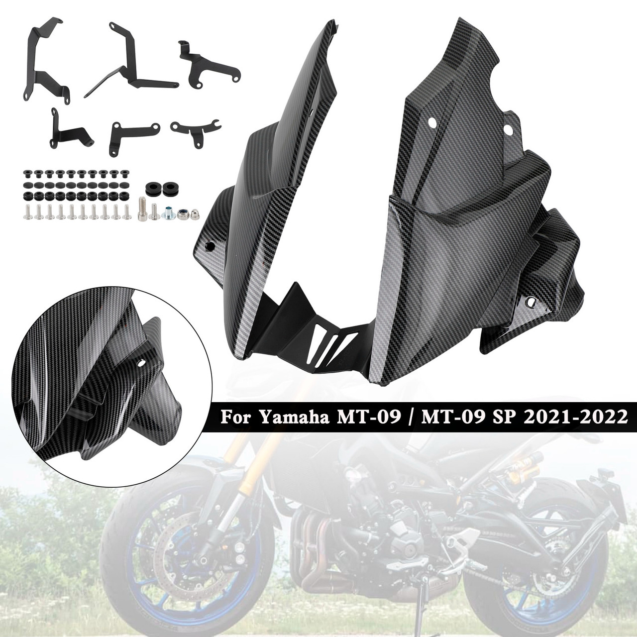 Ermax Belly Pan Lower Engine Side Fairing For Yamaha MT-09 / SP 2021-2023 CBN