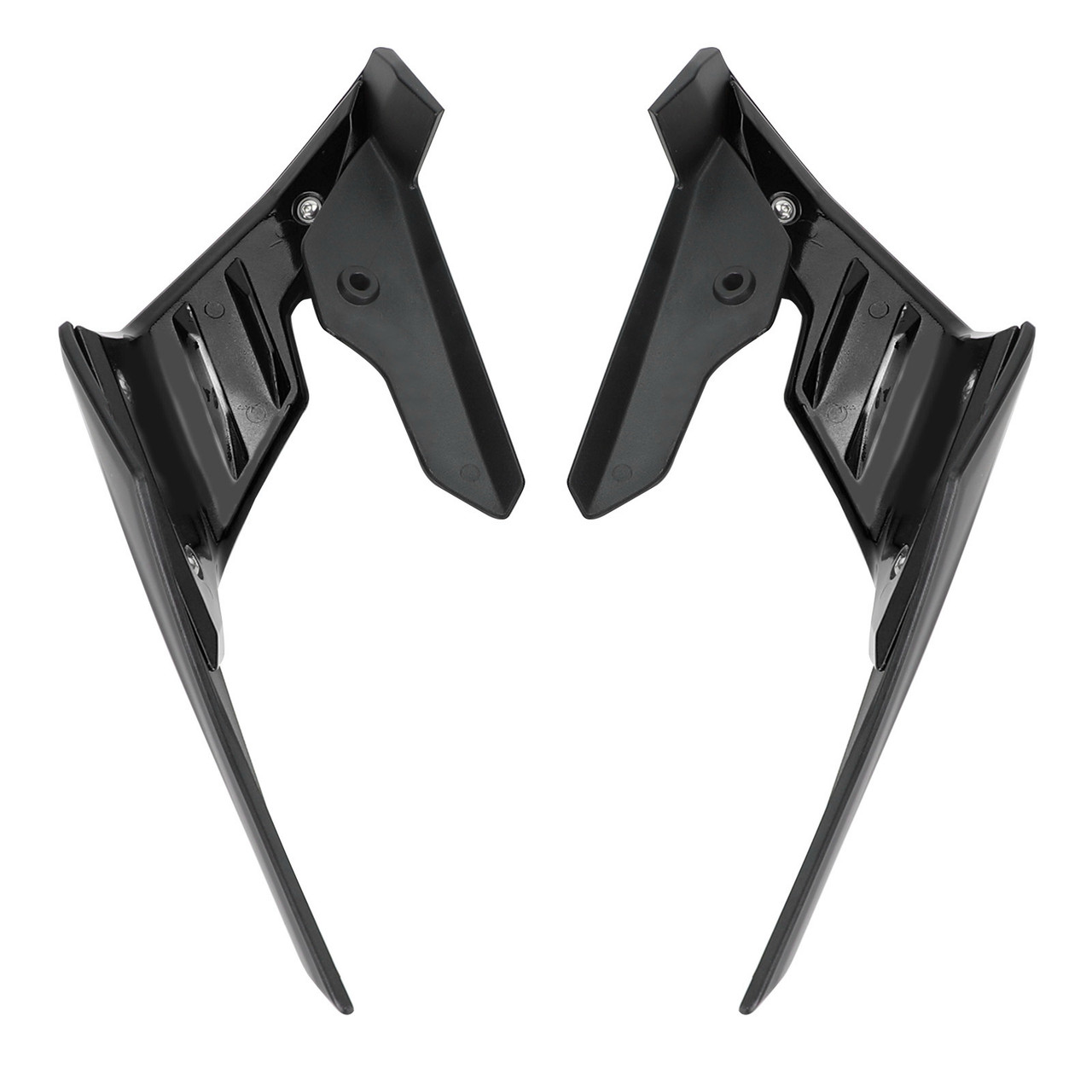 Side Spoilers Aerodynamic Wing Deflector Fairing For Honda CB650R 2019-2023 BLK Side Spoilers Aerodynamic Wing Deflector Fairing For Honda CB650R 2019-2023 BLK