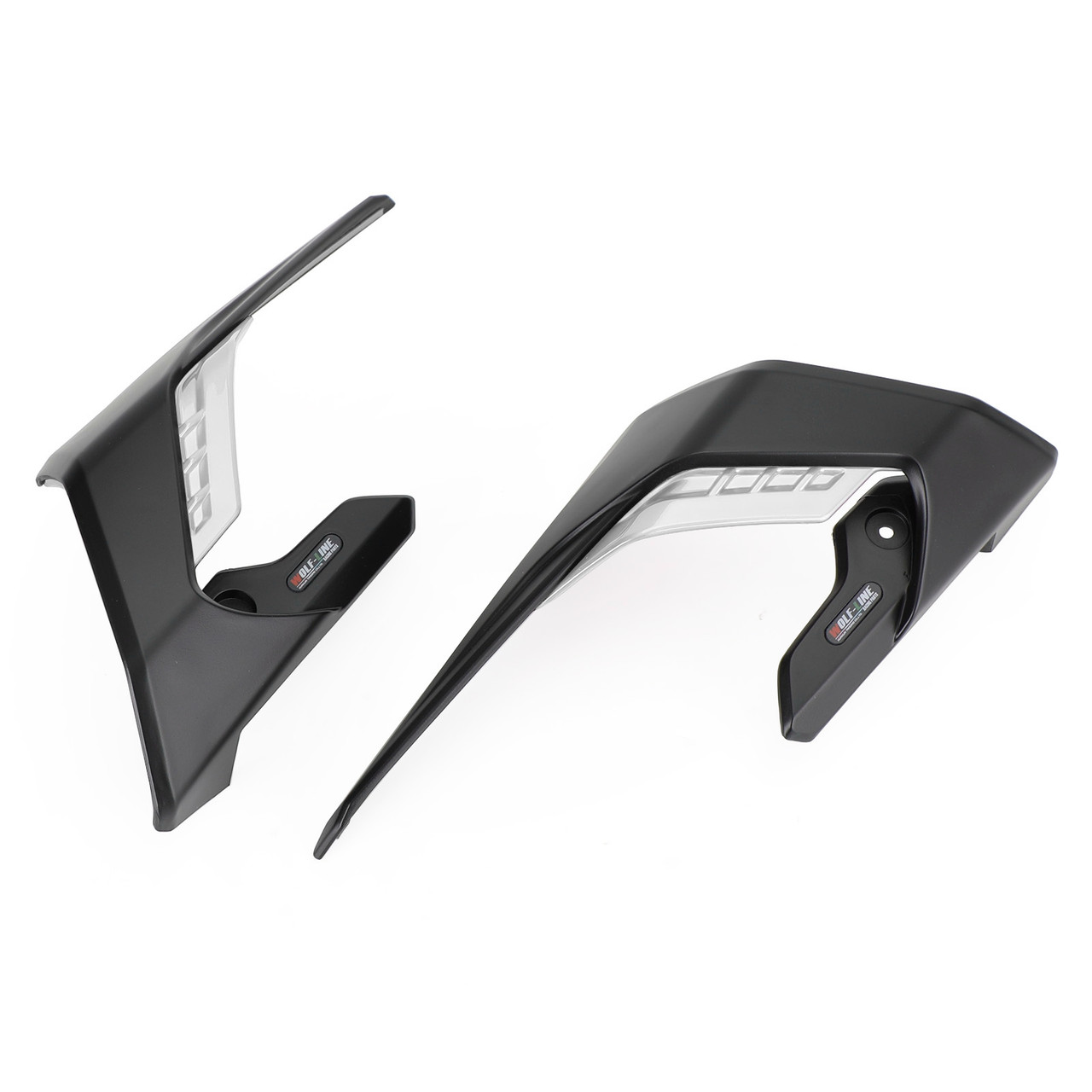 Side Spoilers Aerodynamic Wing Deflector Fairing For Honda CB650R 2019-2023 SIL Side Spoilers Aerodynamic Wing Deflector Fairing For Honda CB650R 2019-2023 SIL