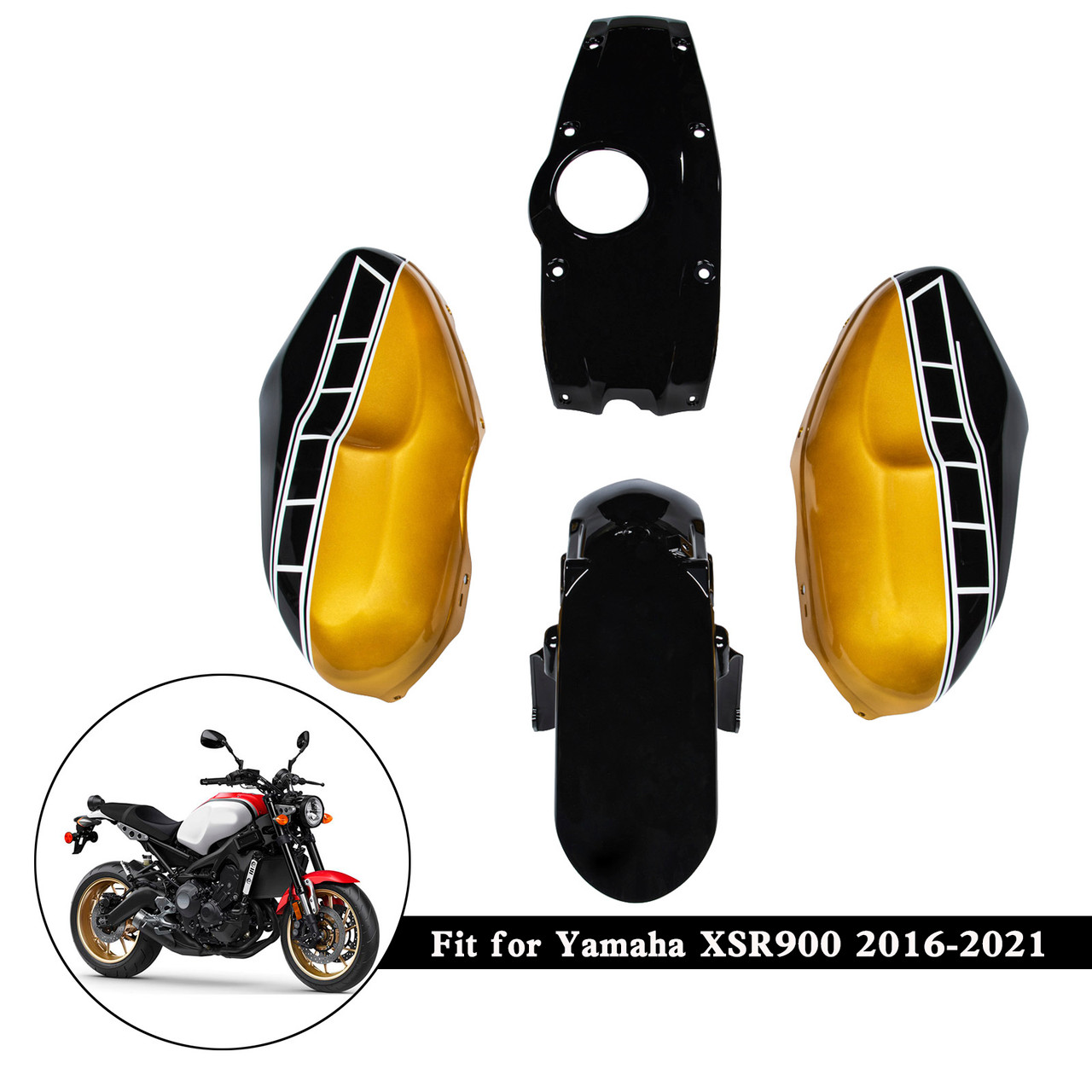  Injection ABS Plastic Bodywork Fairing Kit for Yamaha XSR900 2016-2021 #022