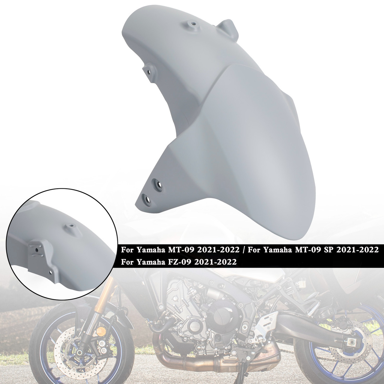 Front Fender Mudguard Fairing For Yamaha MT-09 FZ-09 MT09 SP 2021-2022 GRE